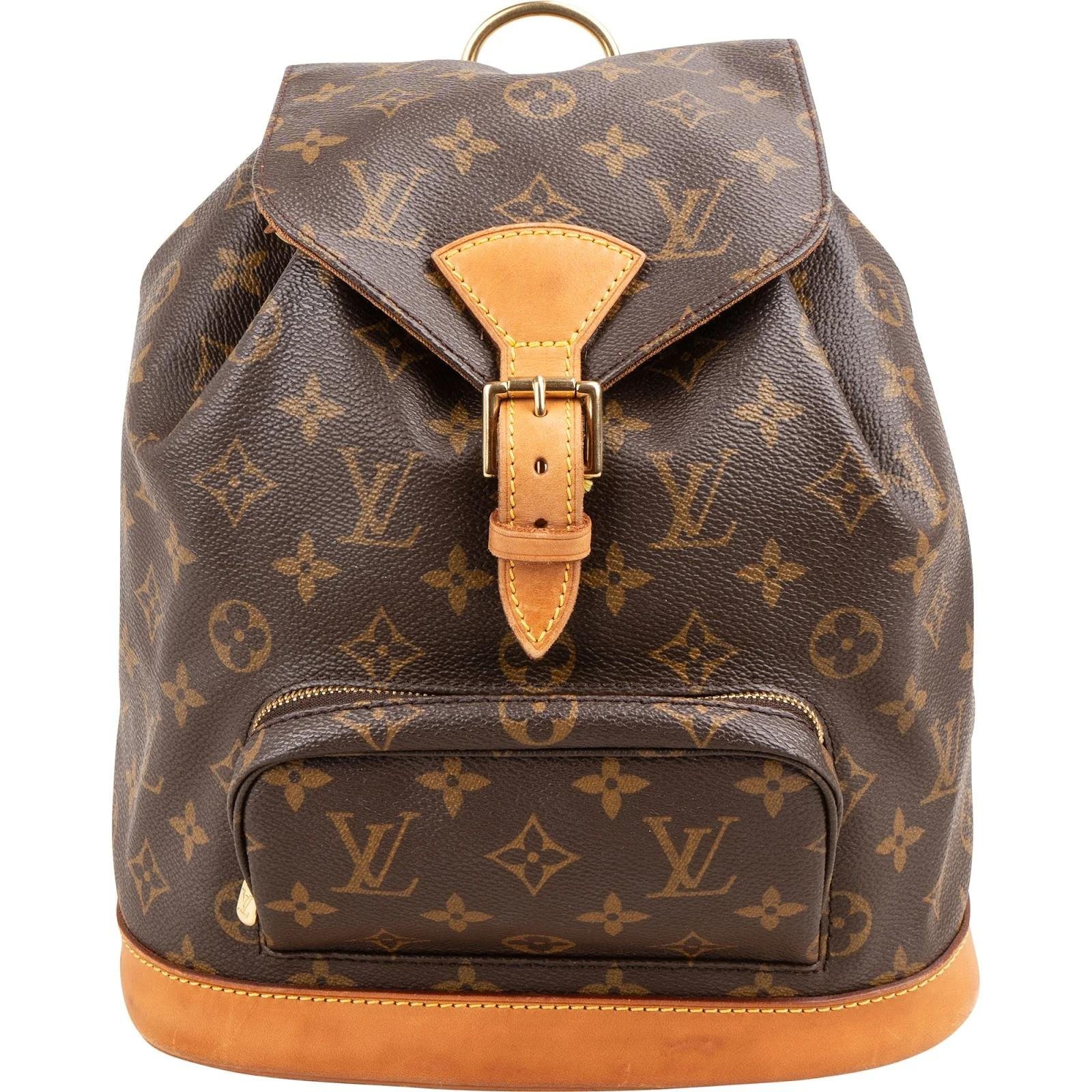 Montsouris leather backpack