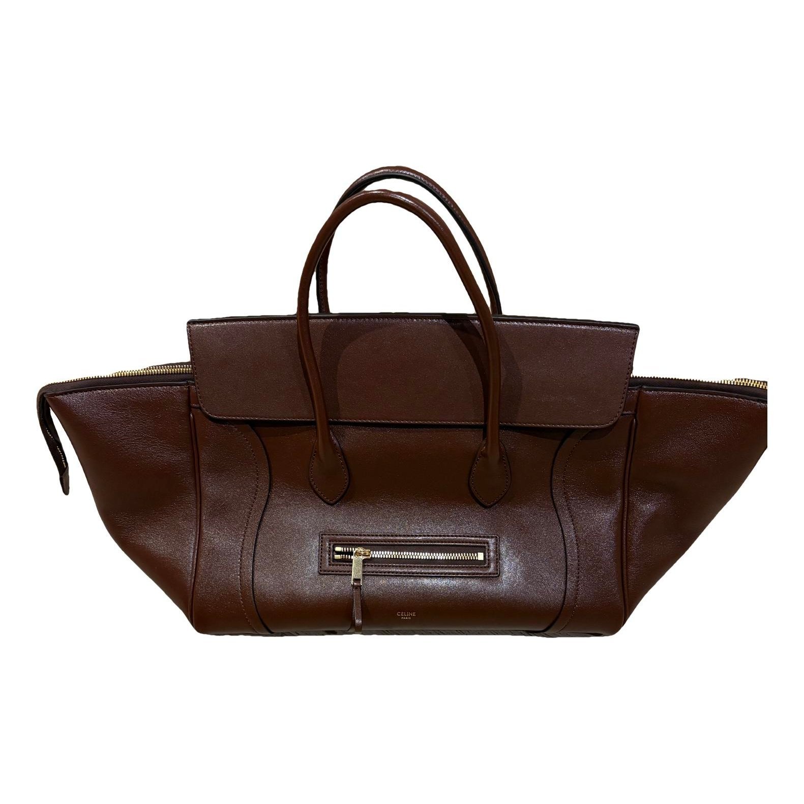 Luggage leather handbag