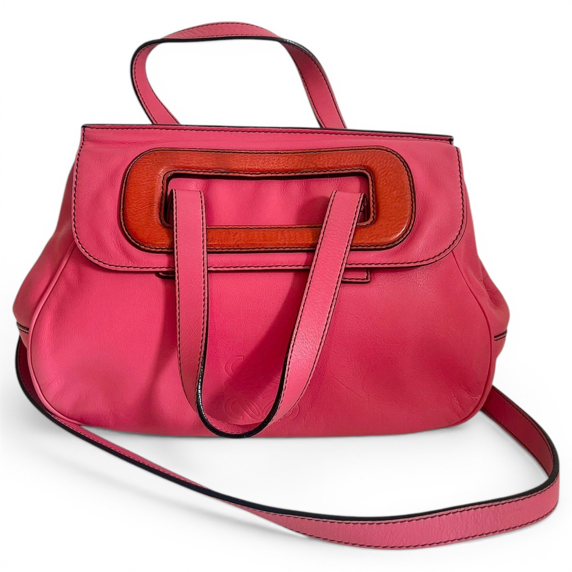 Leather handbag