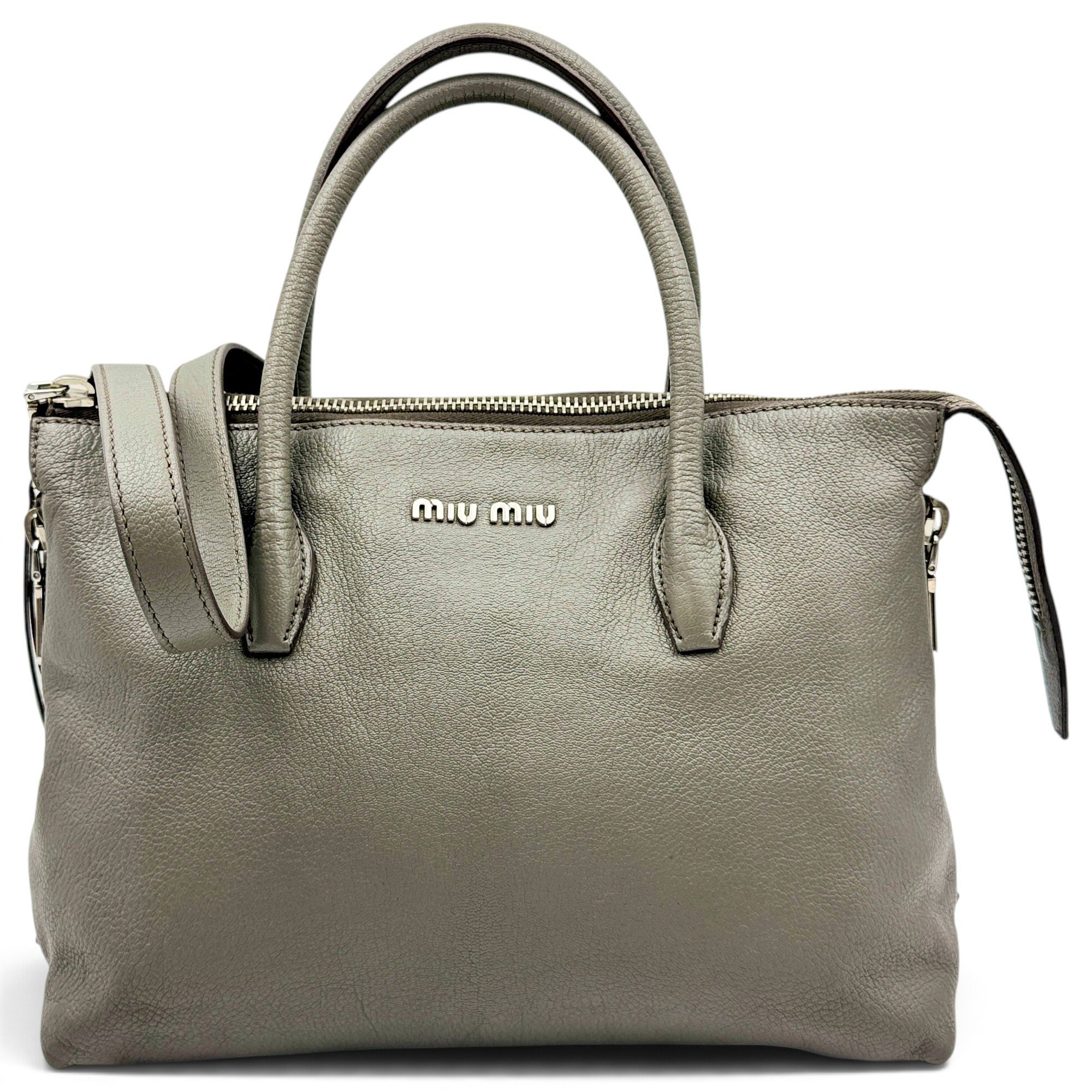 Leather handbag