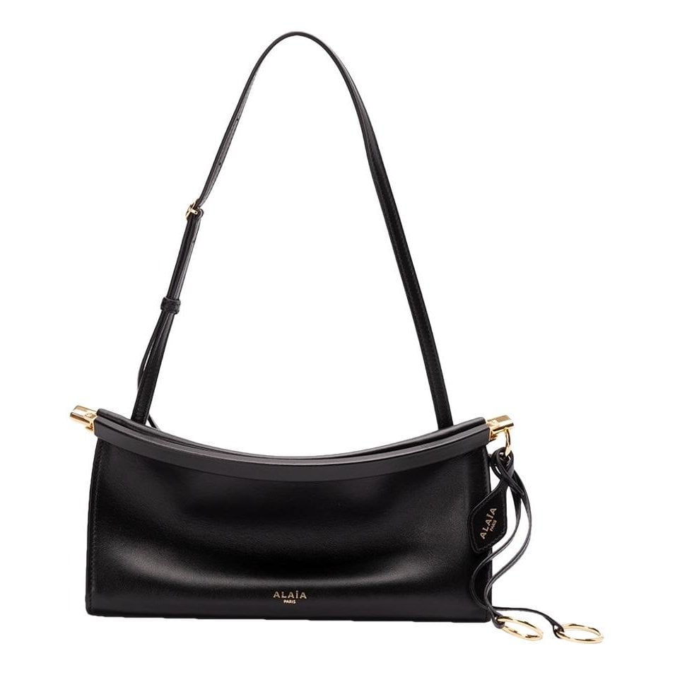 Le Click East West leather handbag
