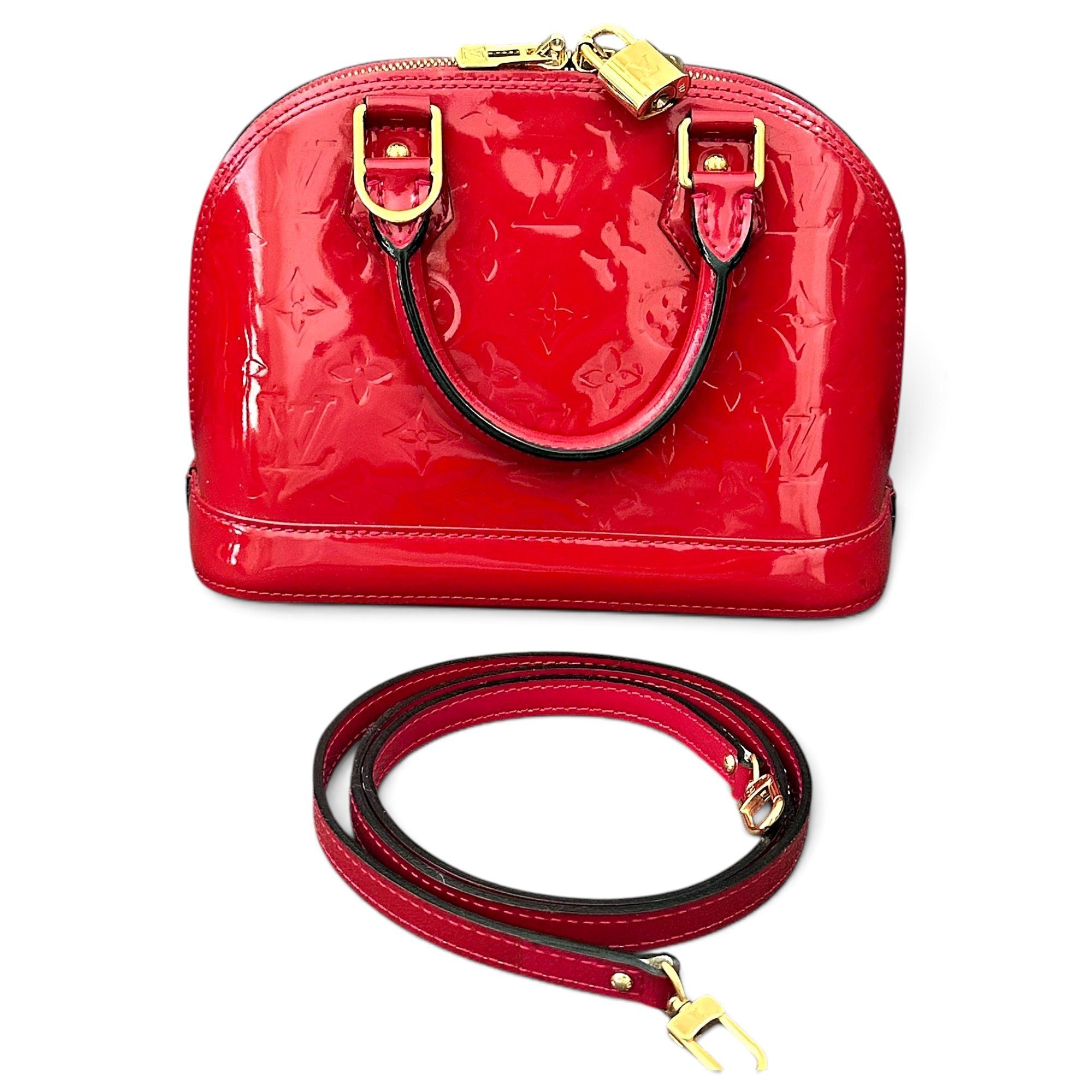 Alma BB patent leather handbag