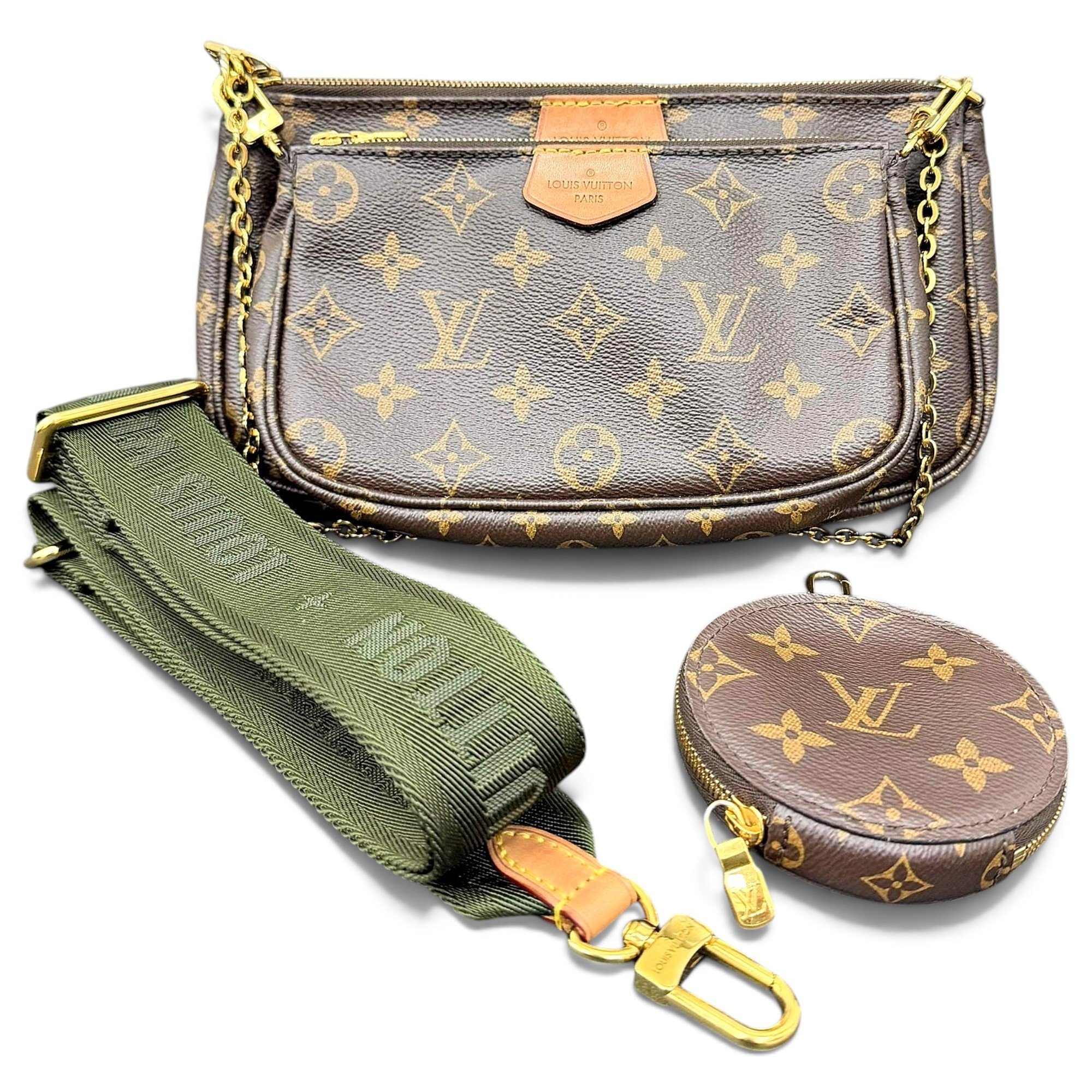 Multi Pochette Accessoires leather handbag