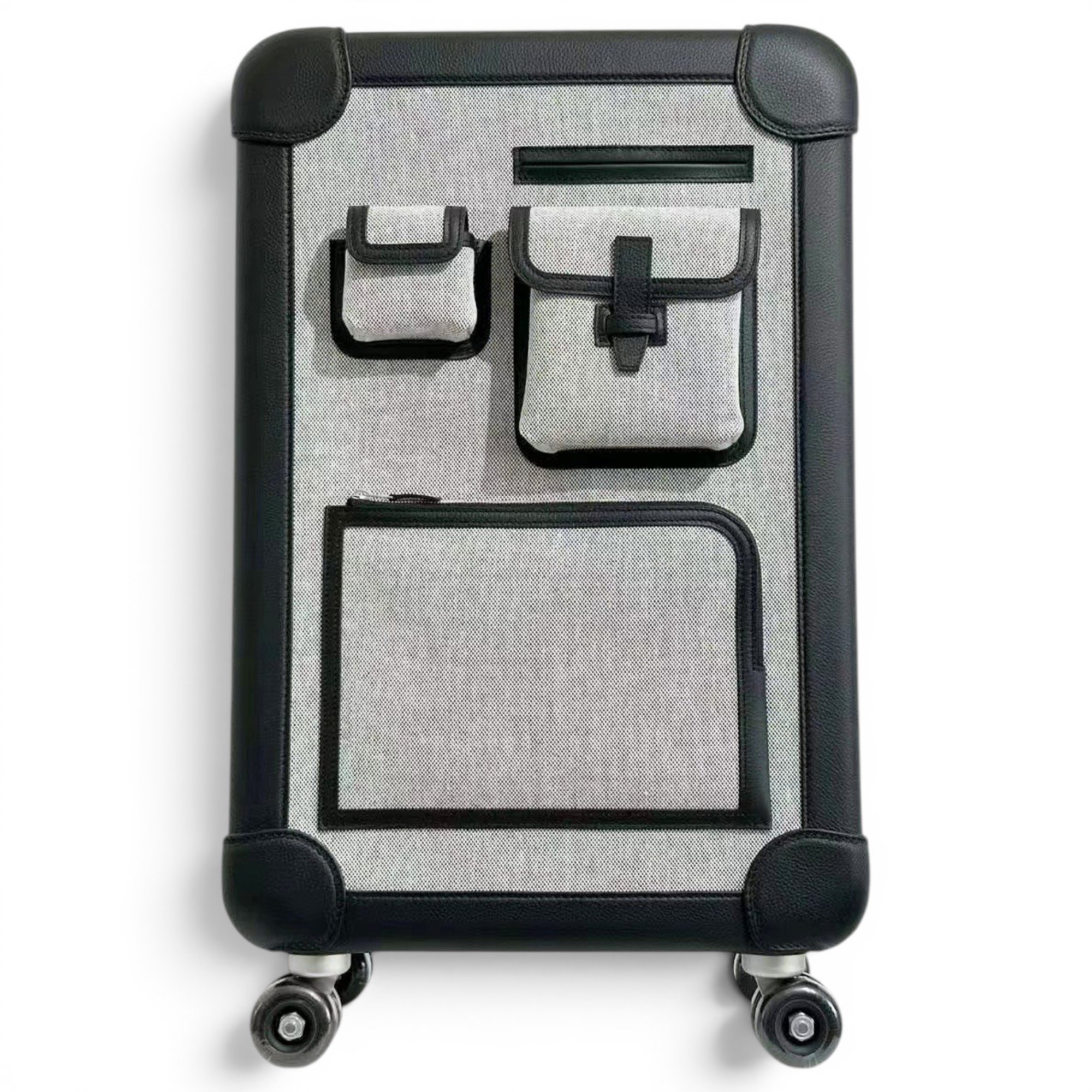 Leather travel bag