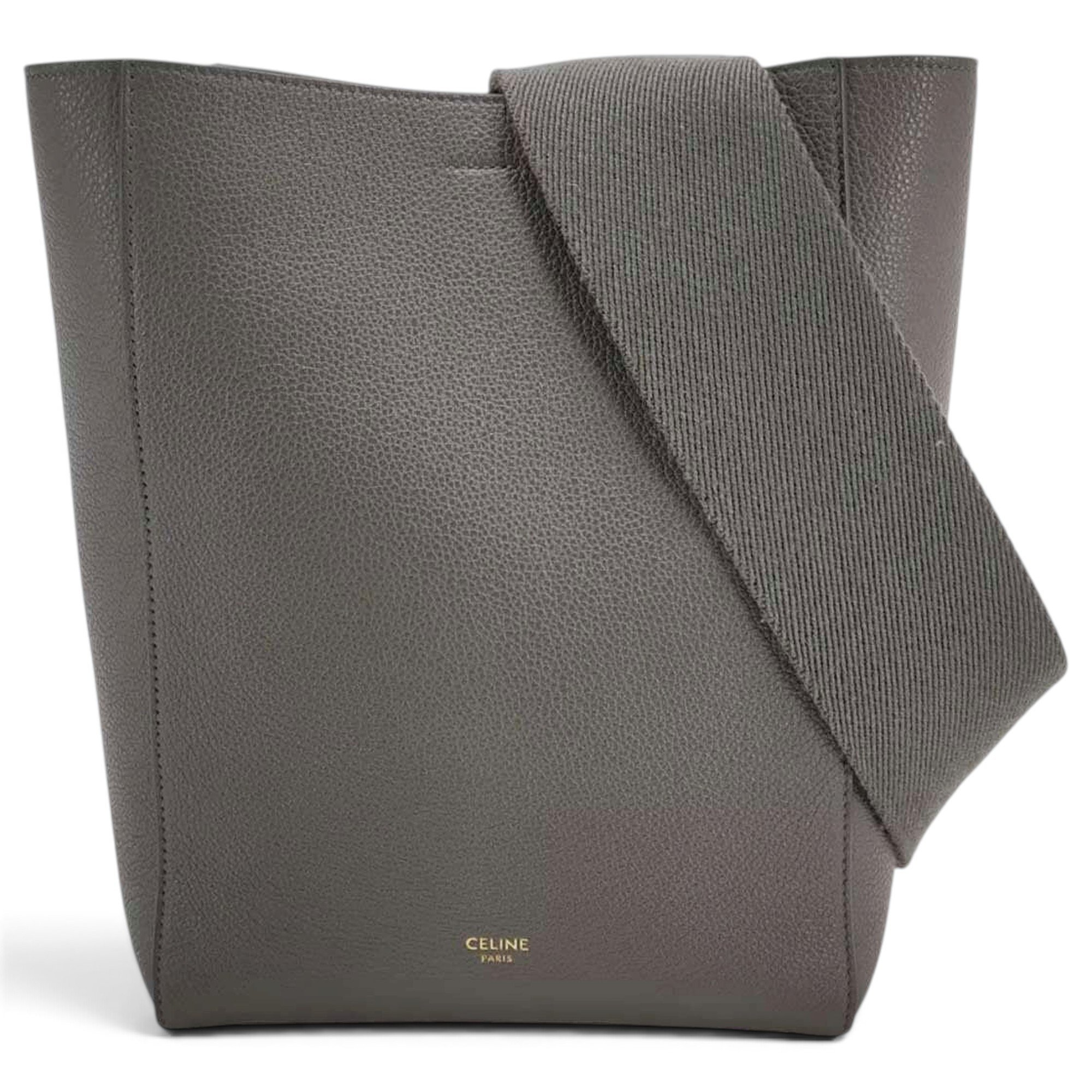 Seau Sangle leather handbag