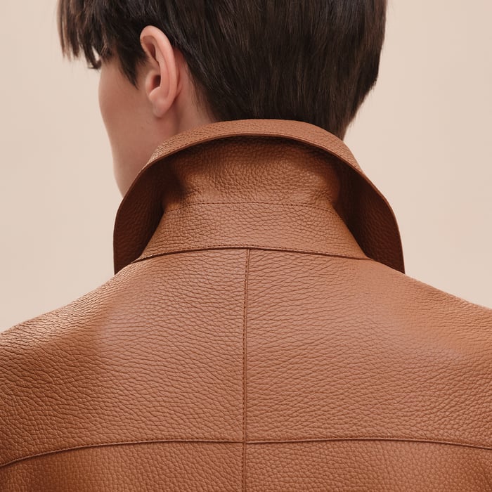 Marron Fauve Trench Coat