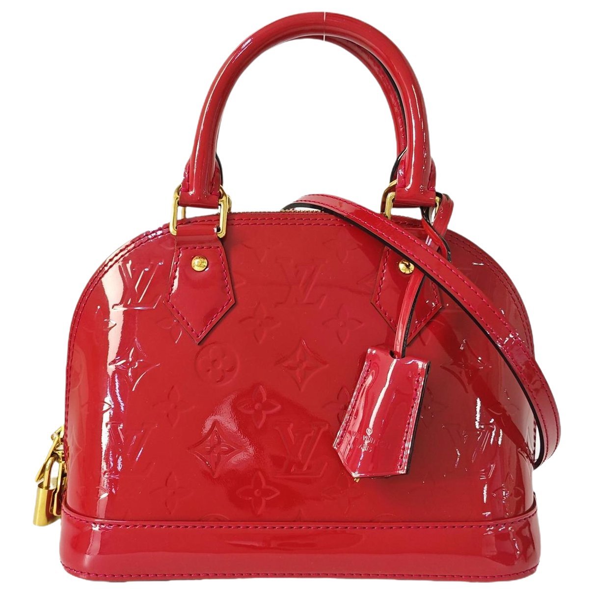 Alma BB patent leather handbag