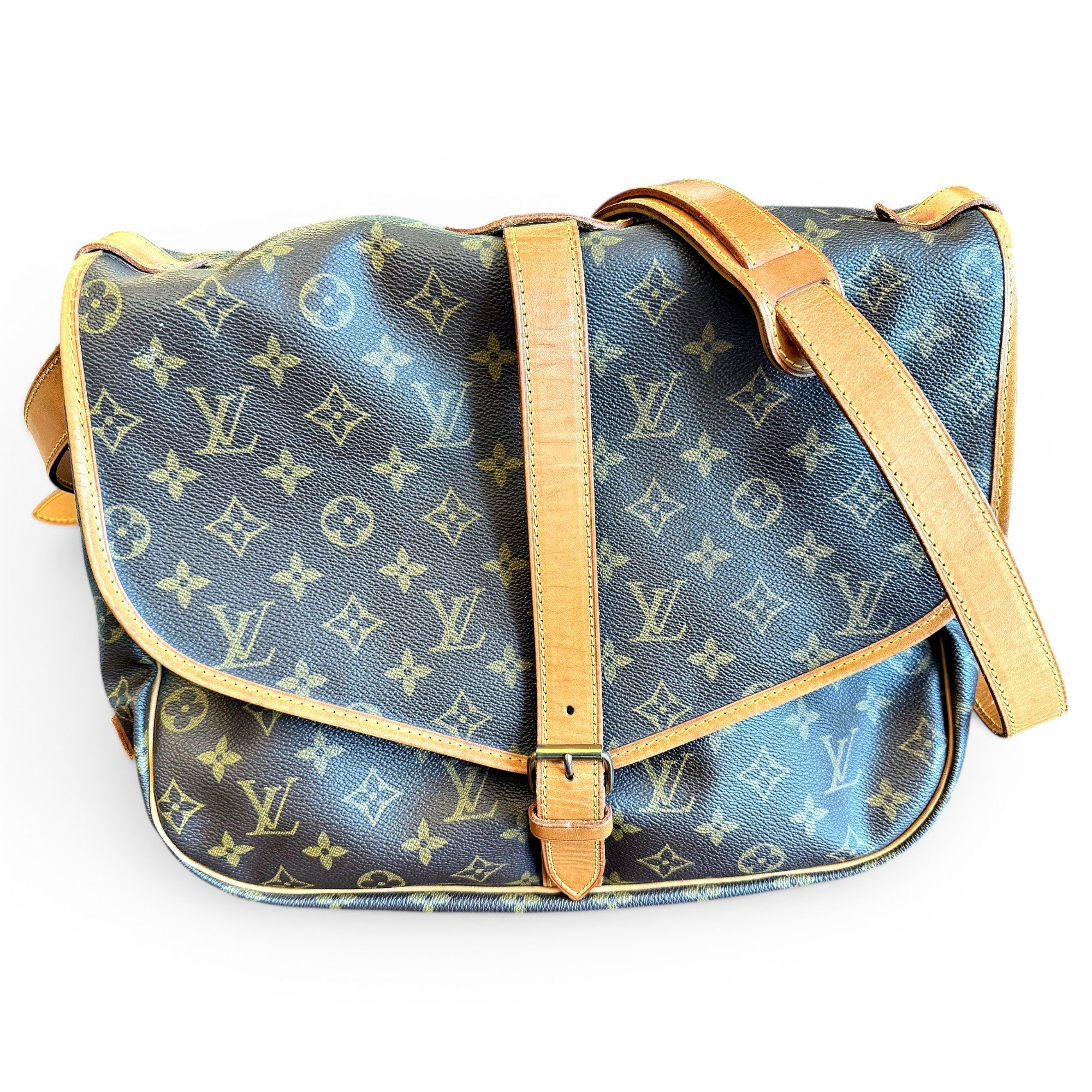 Saumur leather satchel