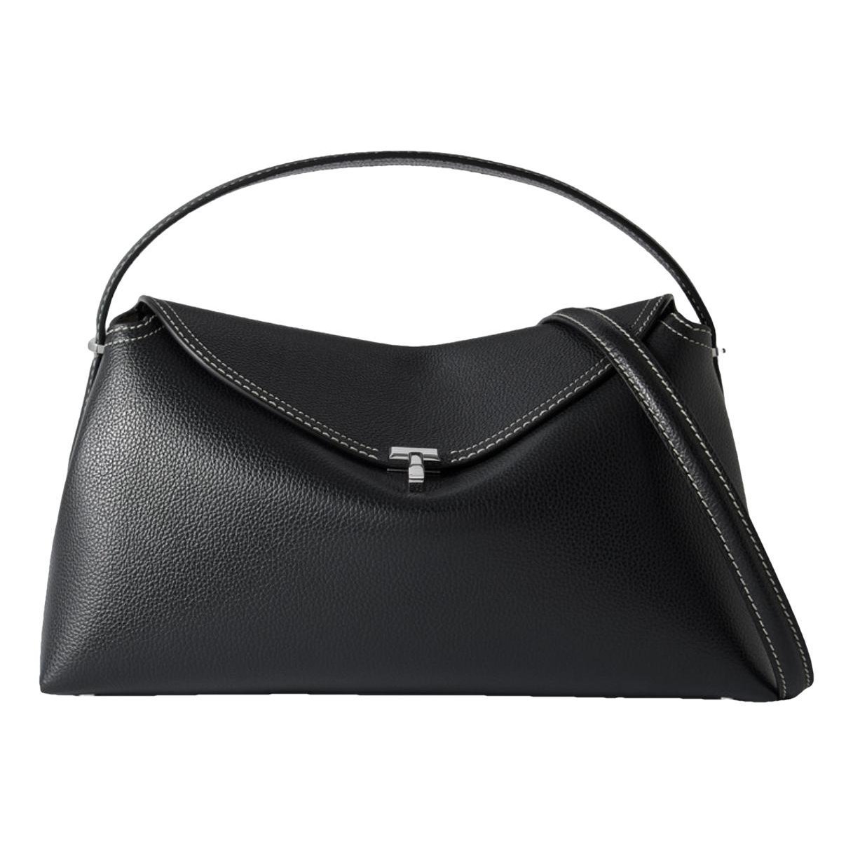 T-Lock leather handbag