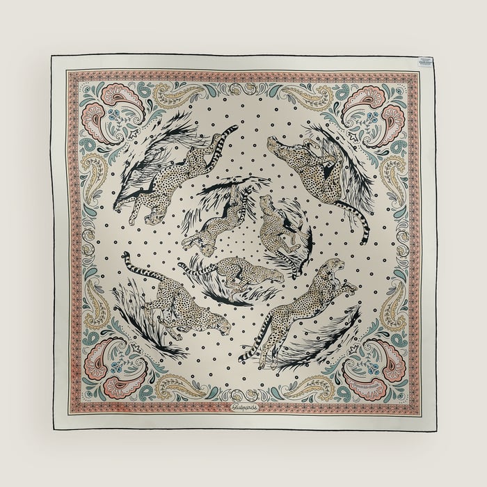 Guepards Bandana Double Face Scarf 90