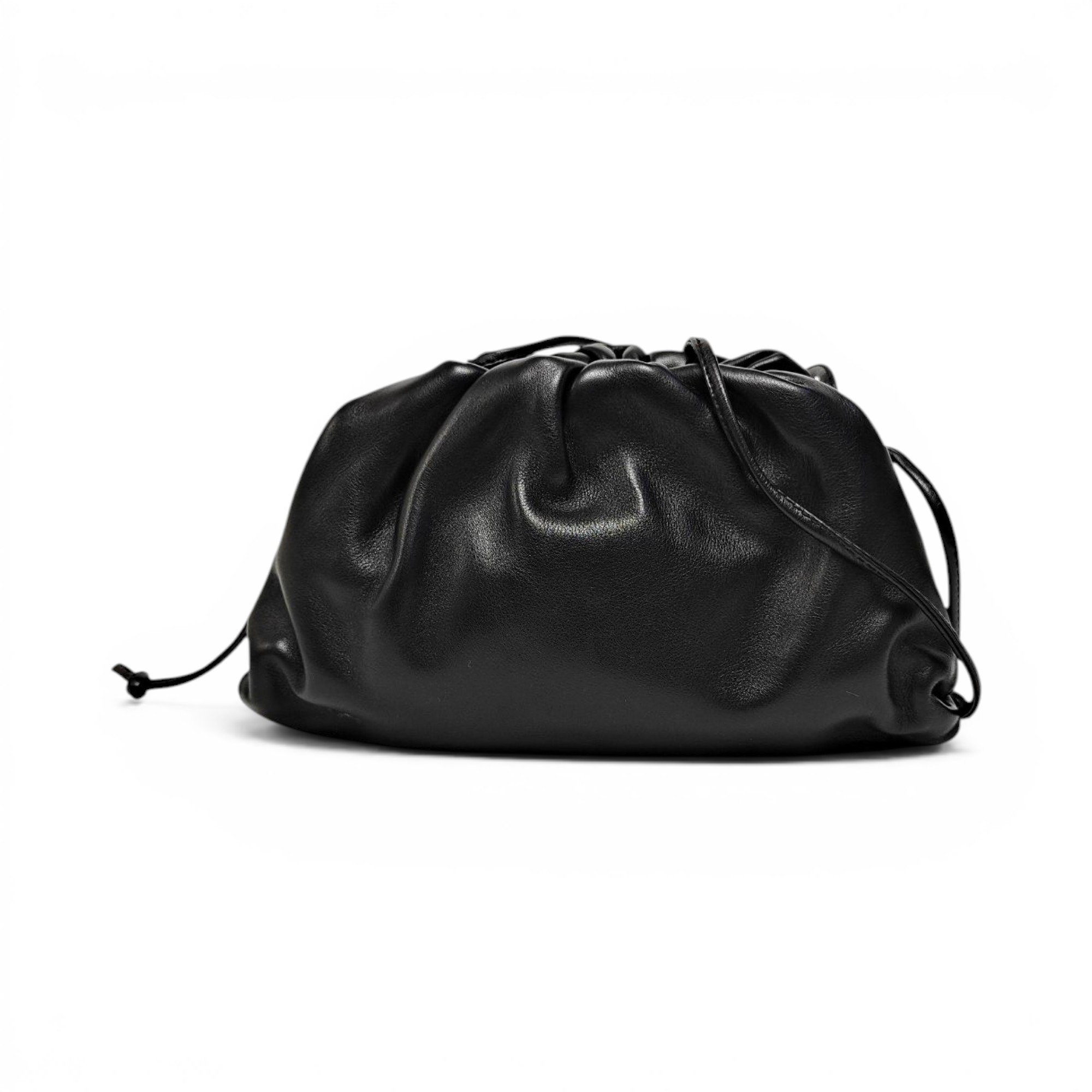 Pouch leather handbag