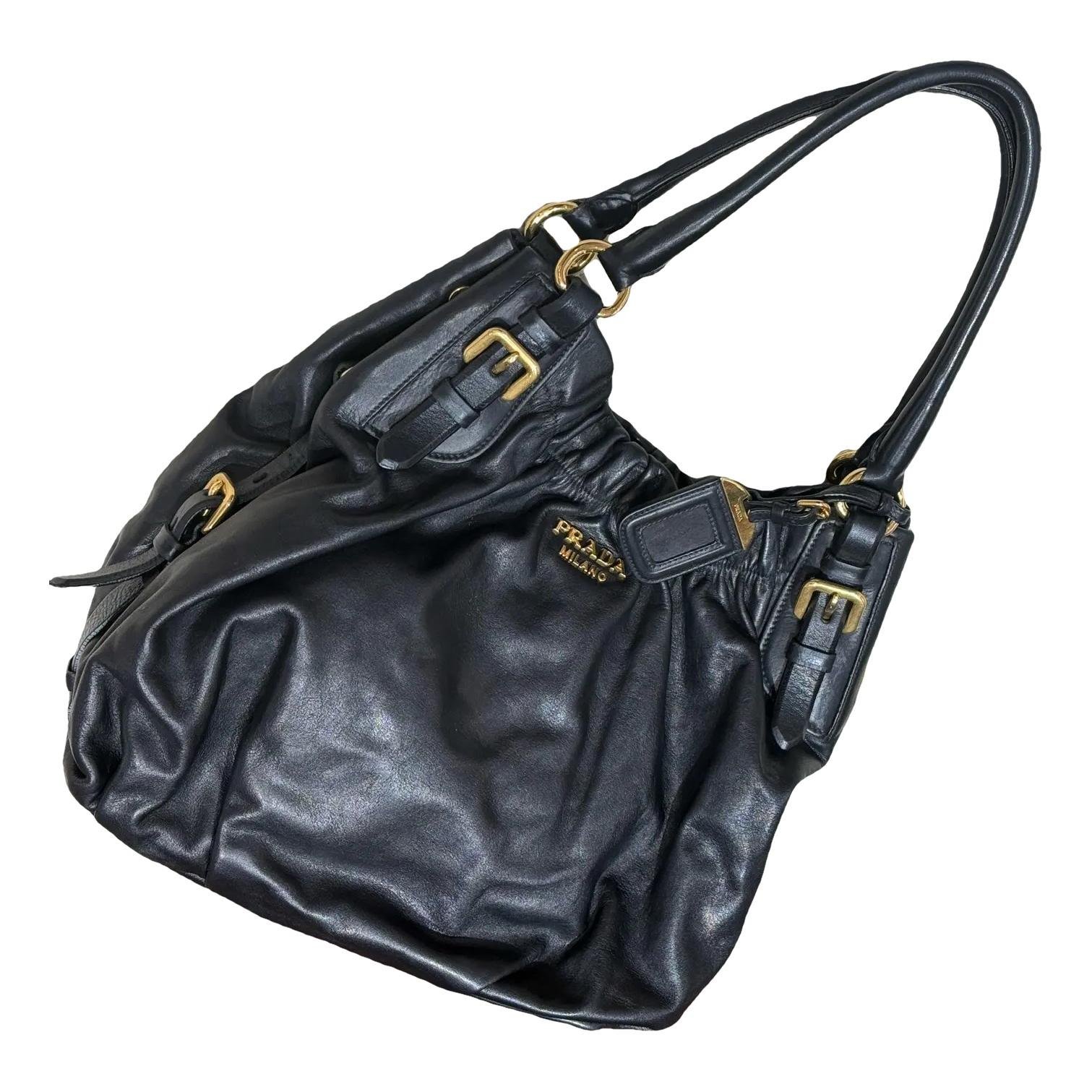 Leather tote