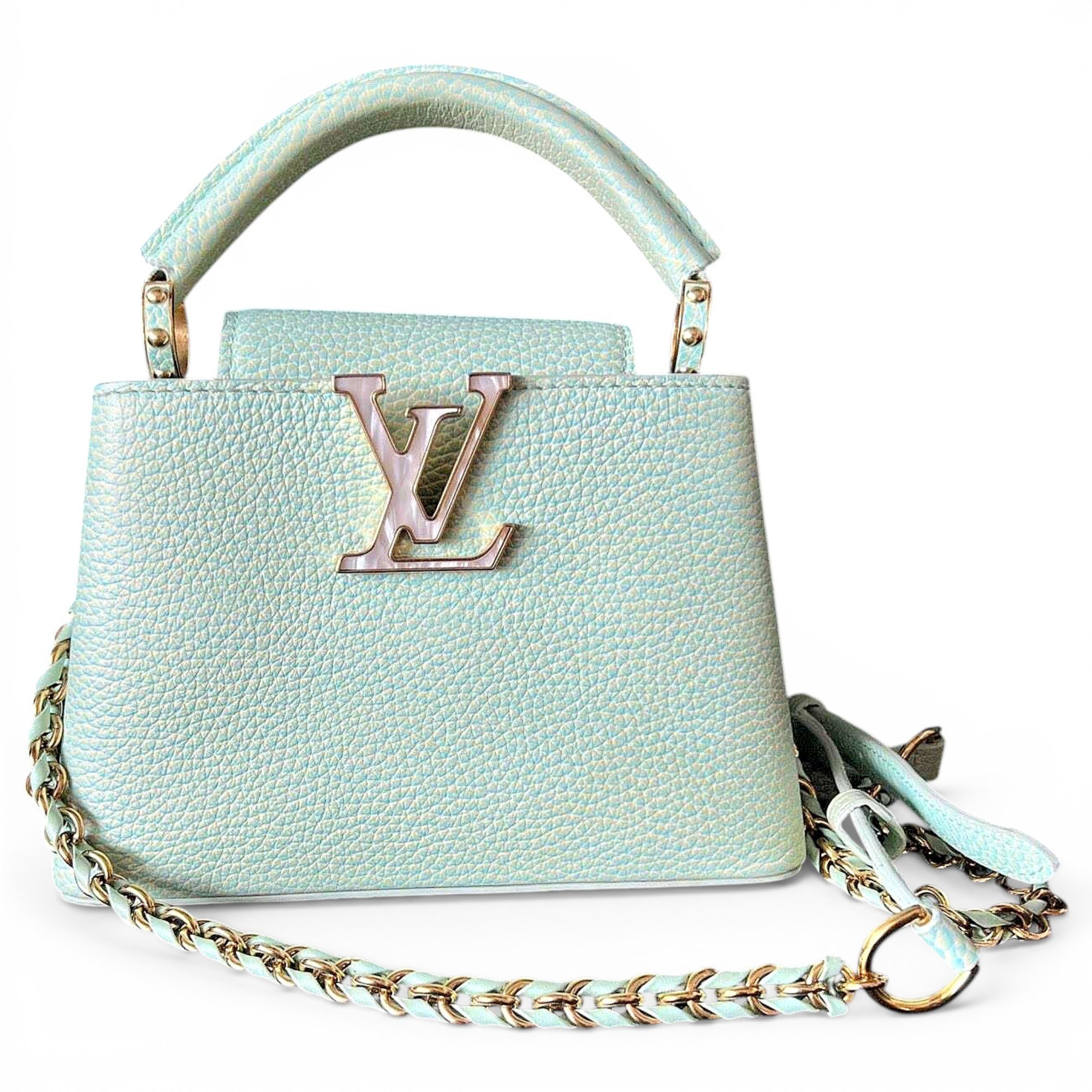 Capucines leather handbag