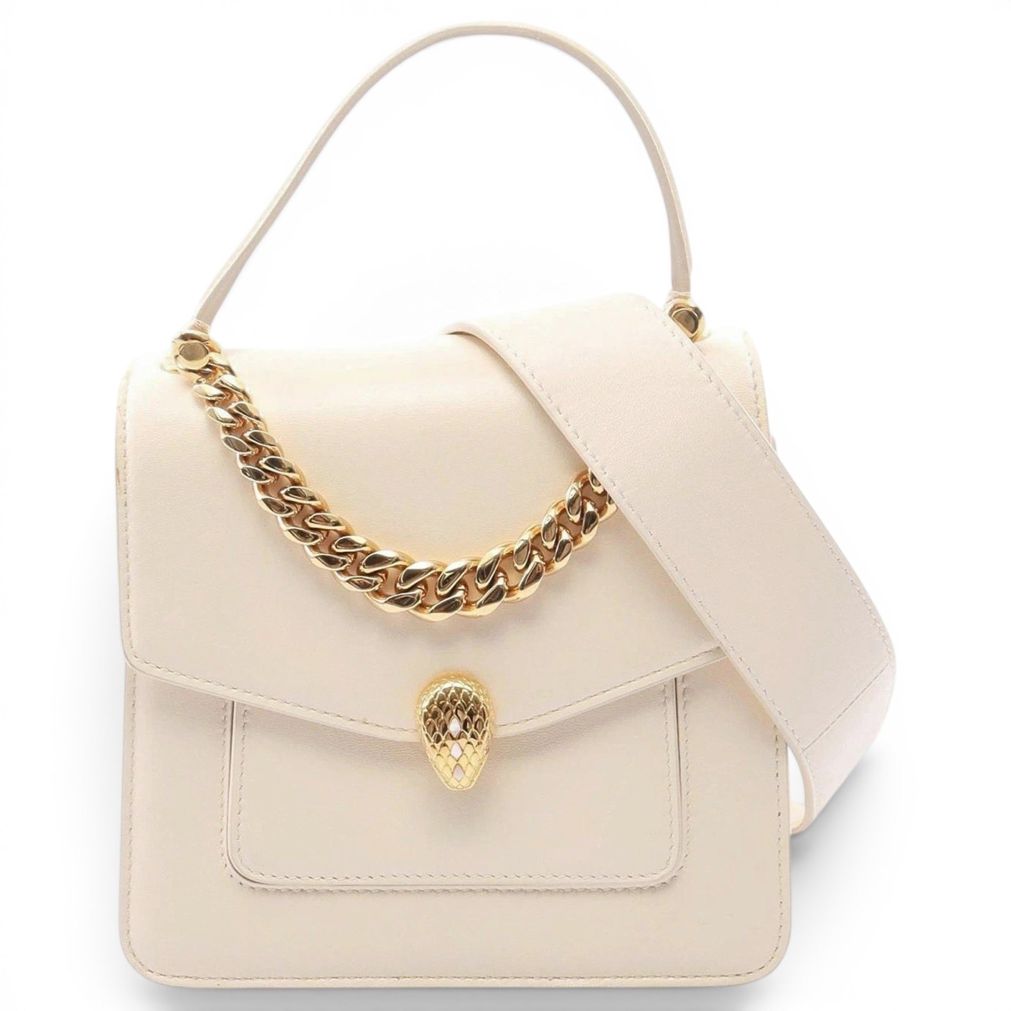 Serpenti leather crossbody bag