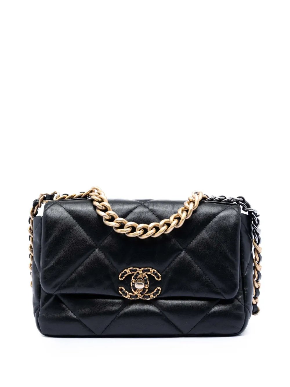 2020 Medium Lambskin 19 Flap satchel