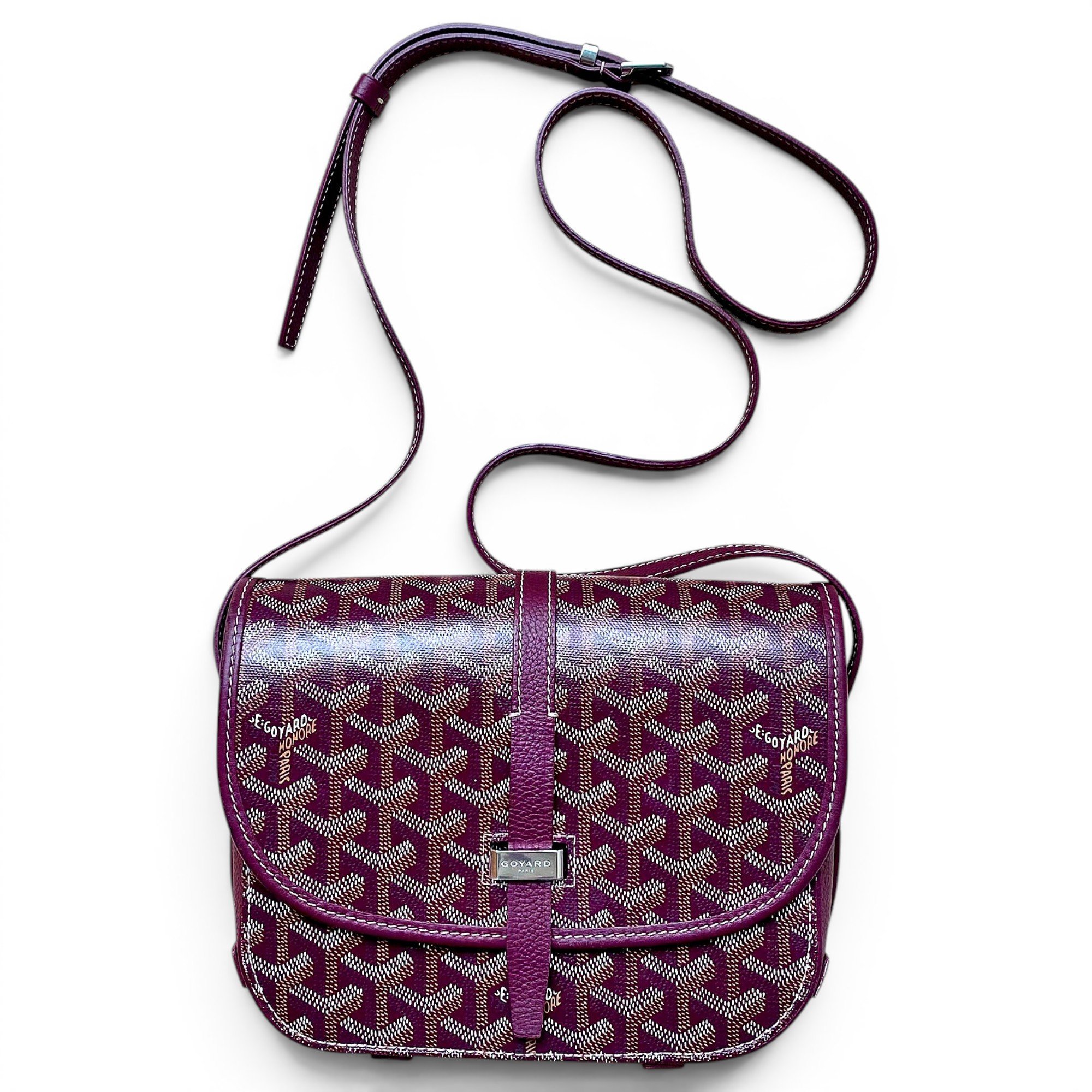 Goyard Belvedère cloth handbag