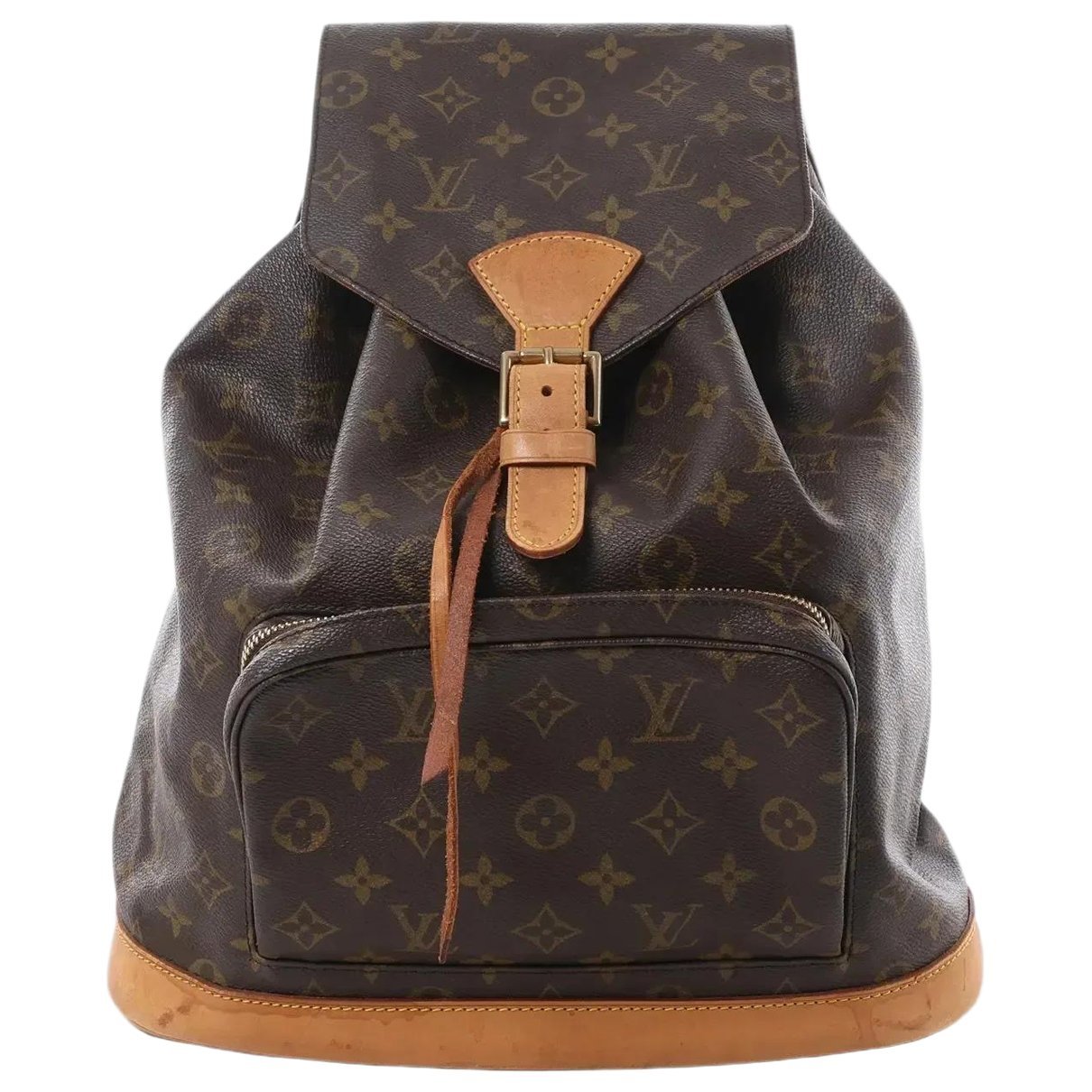 Montsouris leather backpack