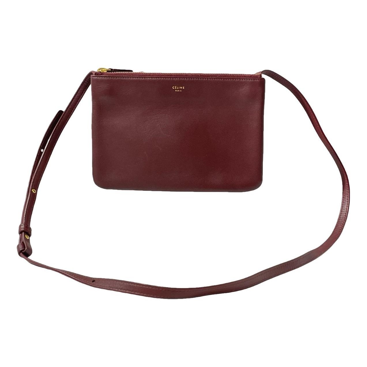 Trio leather crossbody bag