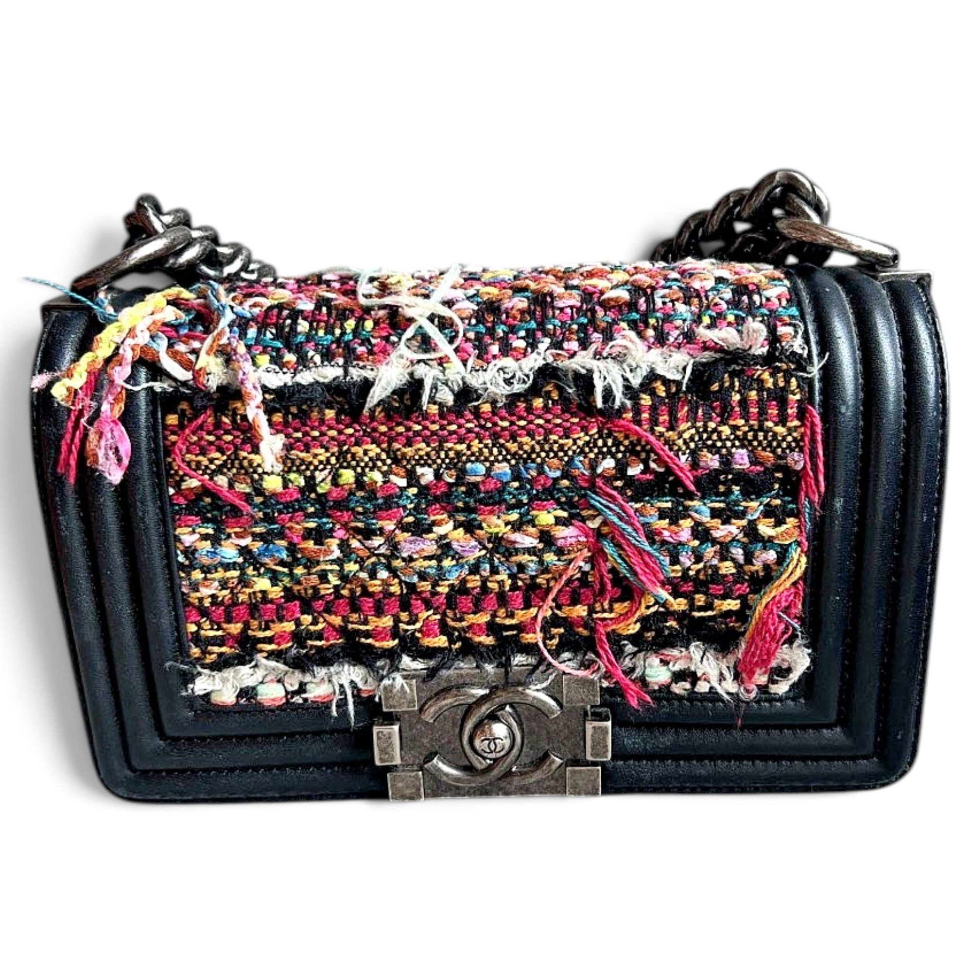 Boy leather crossbody bag