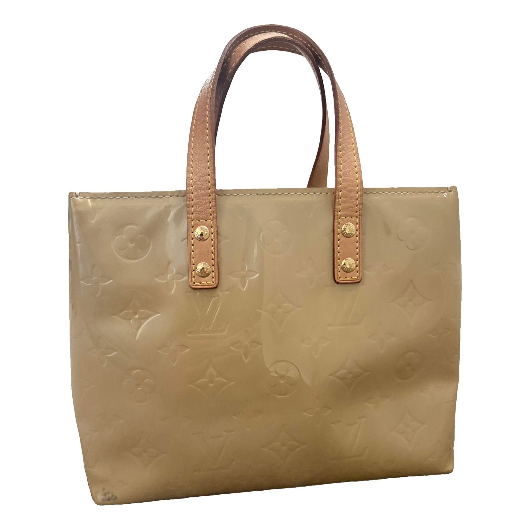 Reade patent leather handbag