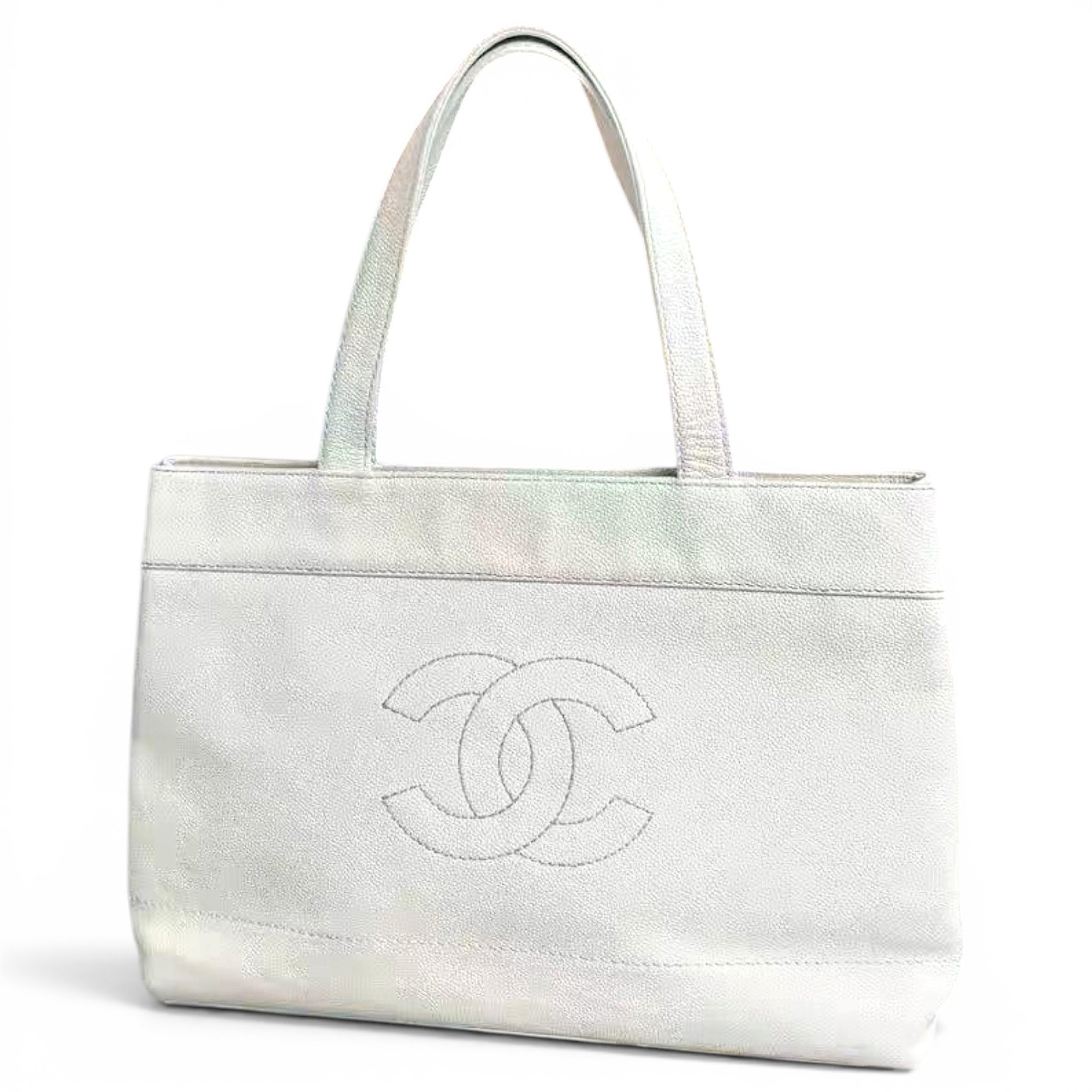 Leather tote