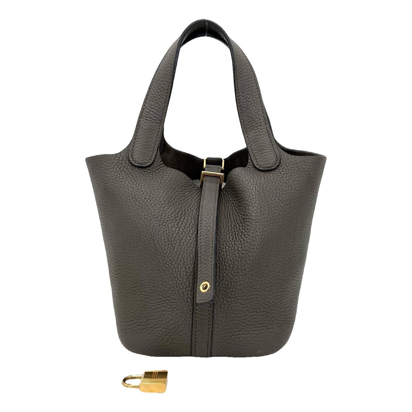 Picotin leather handbag