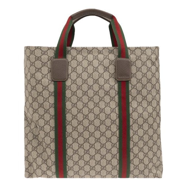 Patent leather tote