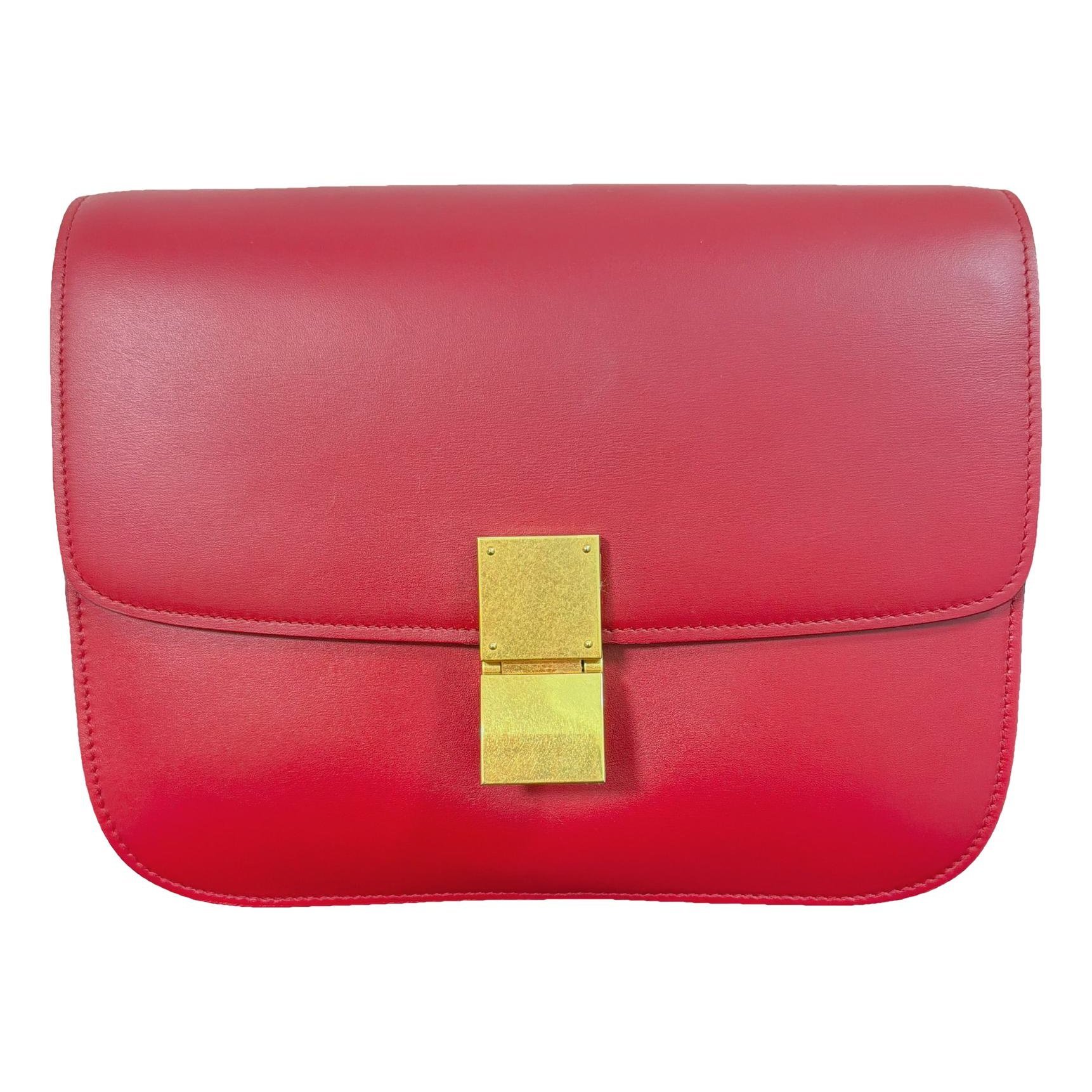 Classic leather handbag