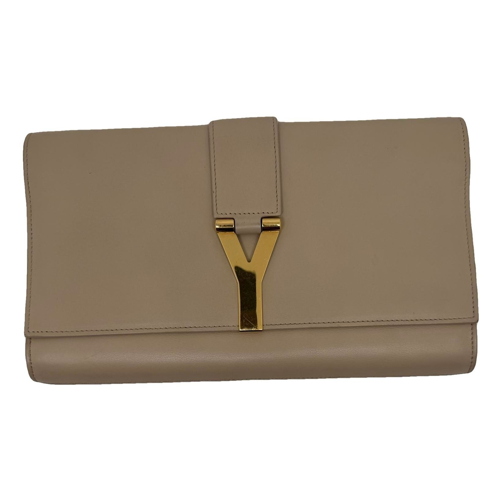 Chyc leather clutch bag