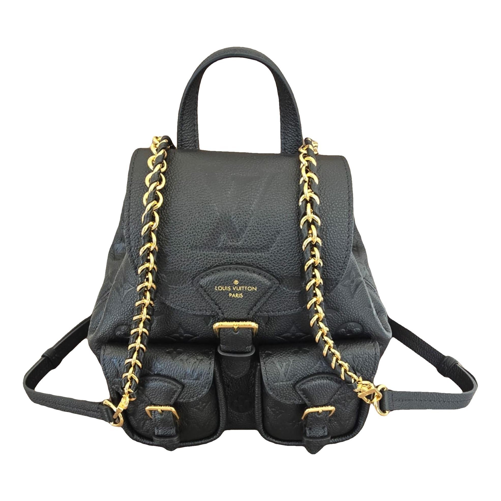 Leather backpack