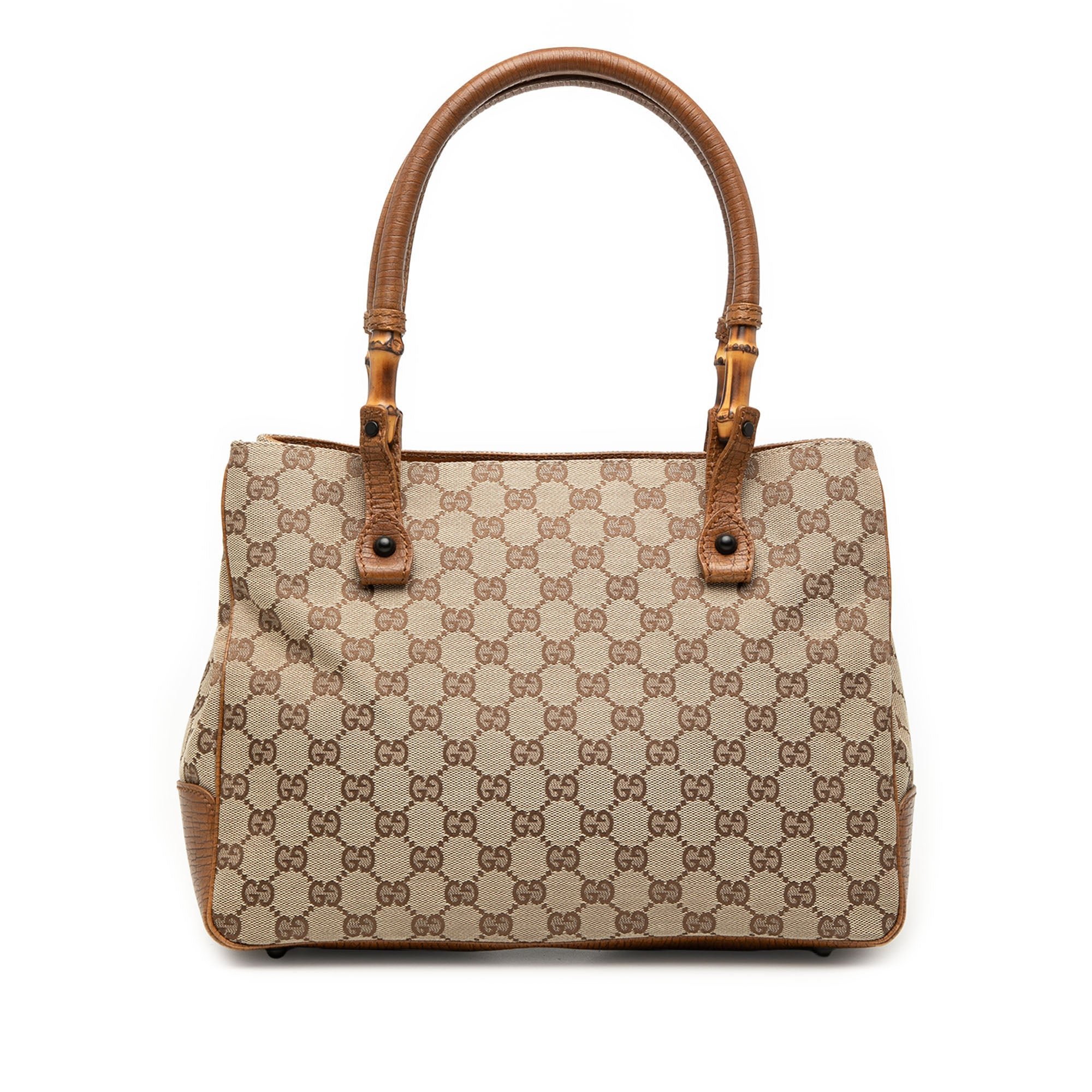 Bamboo leather tote