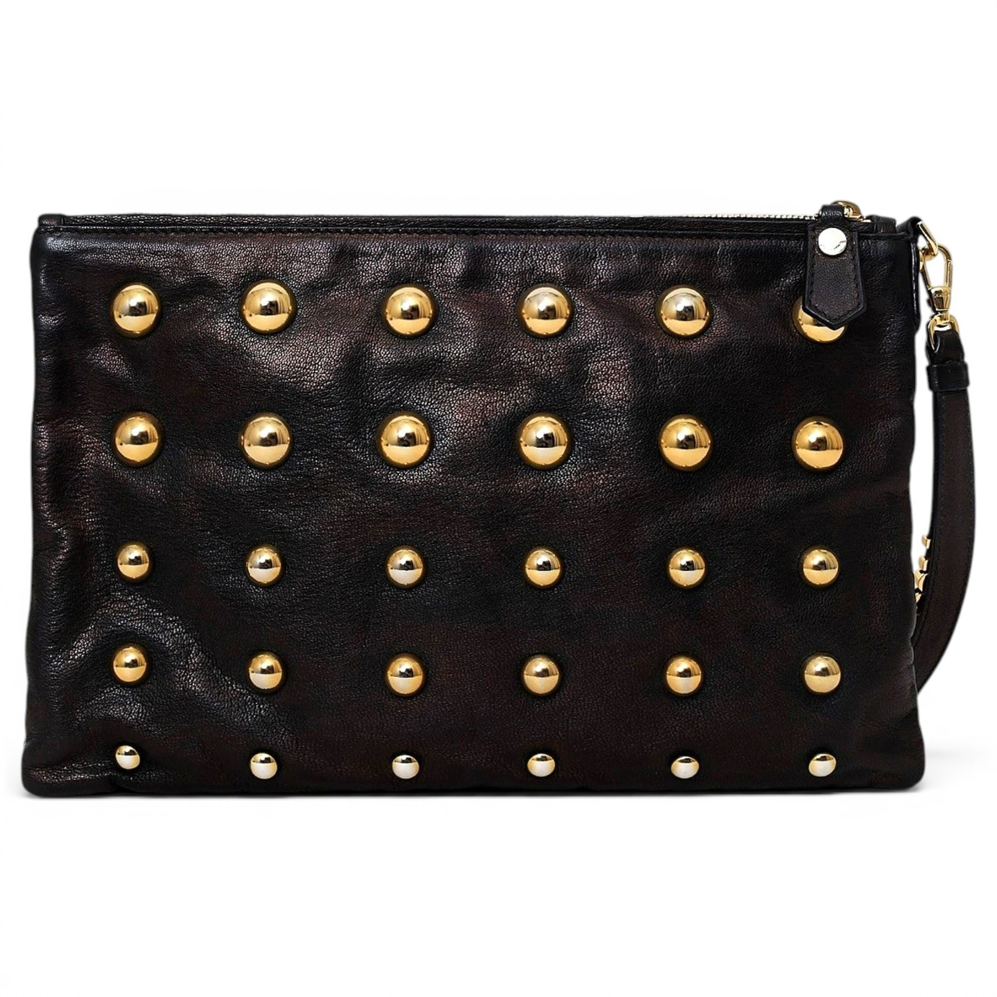 Moschino Leather clutch bag