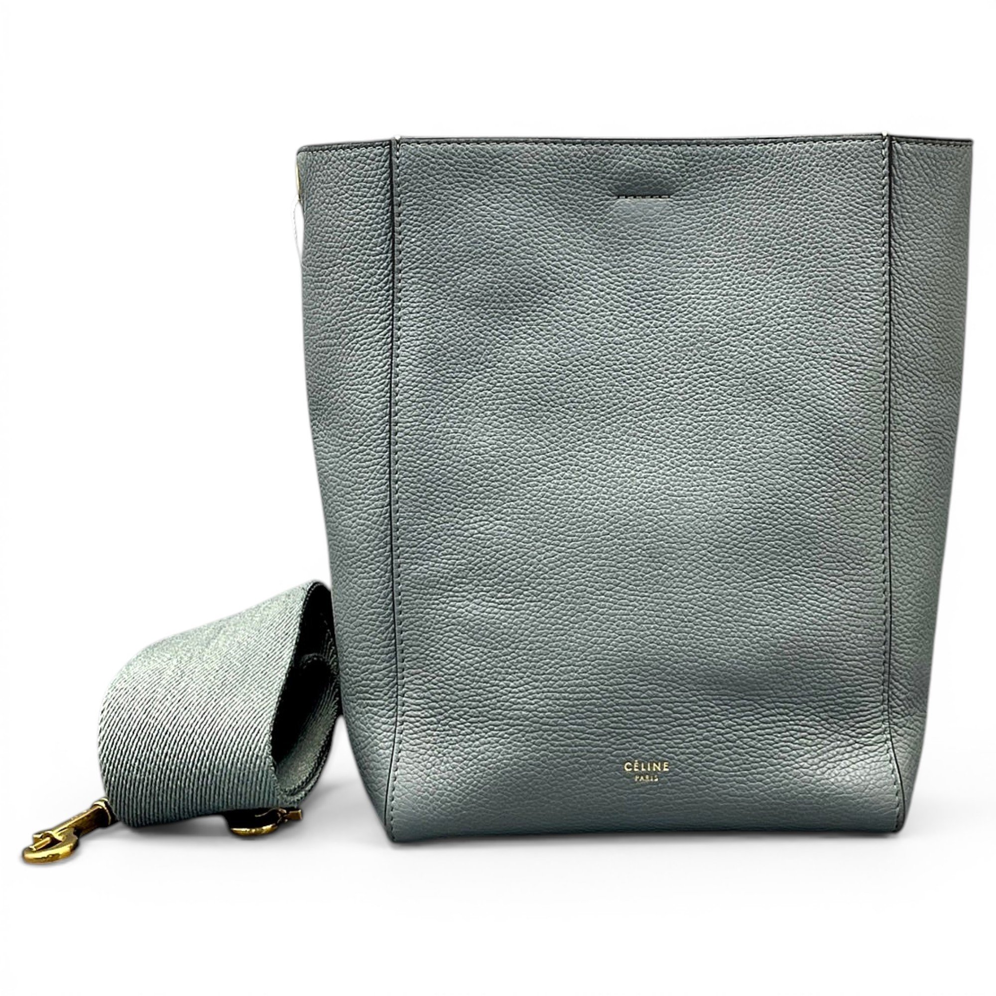 Seau Sangle leather handbag