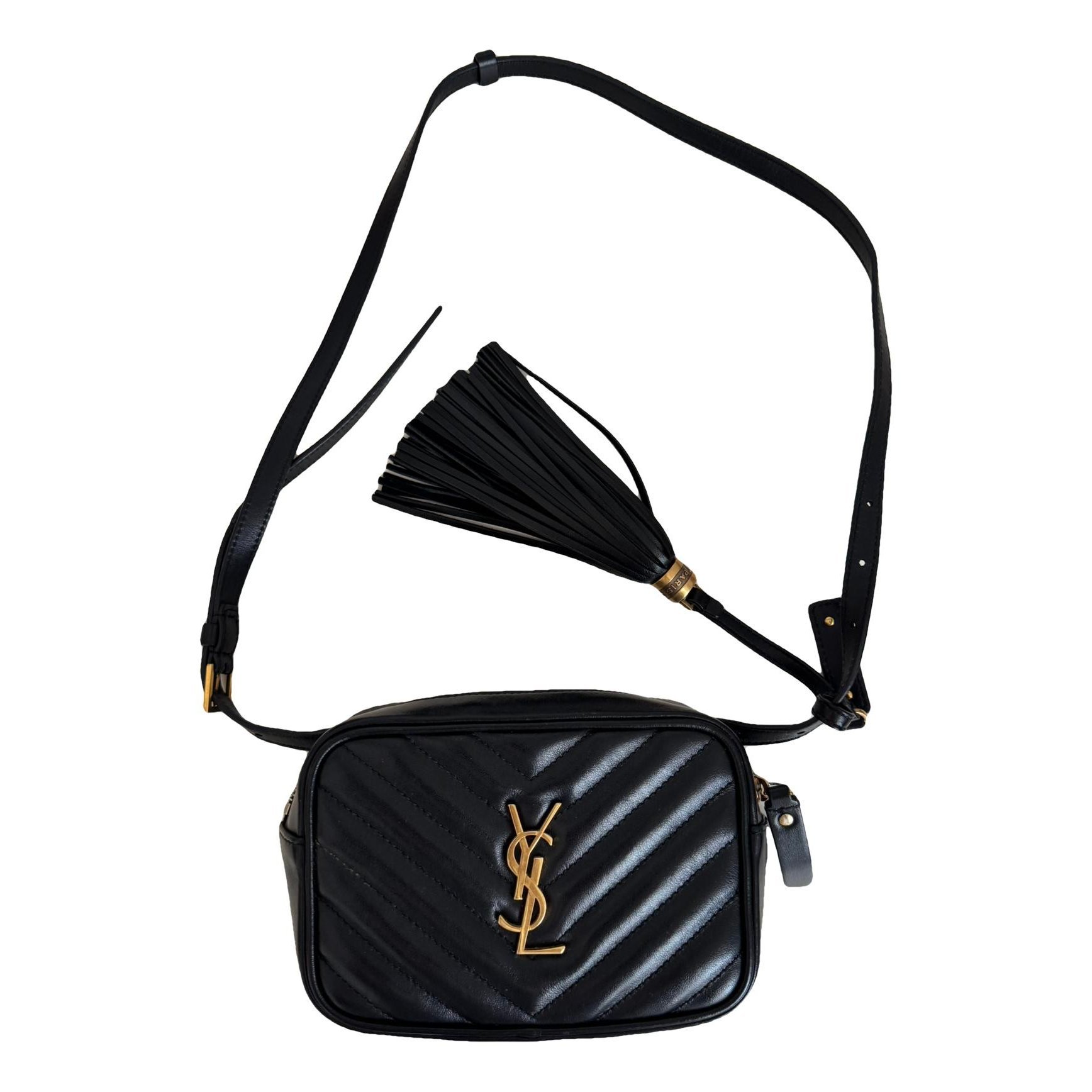 Leather clutch bag