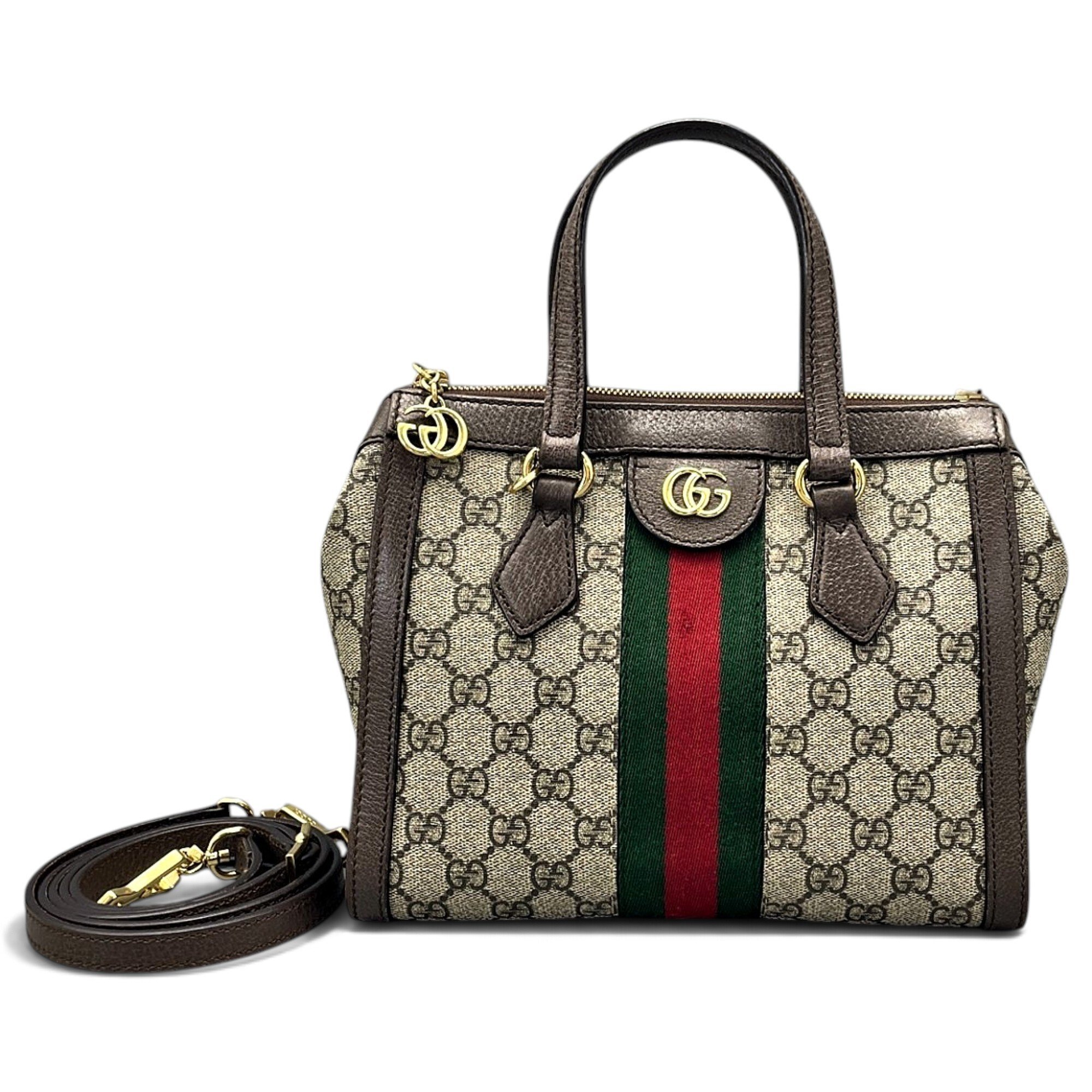 Ophidia leather handbag