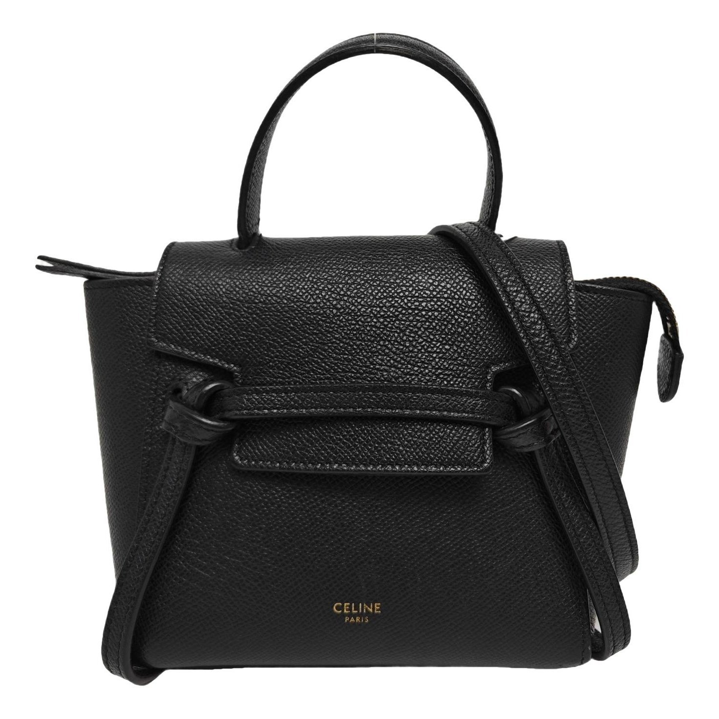 Belt leather handbag