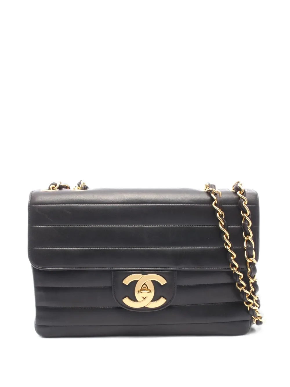 1994-1996 Single Flap mademoiselle coco mark shoulder bag
