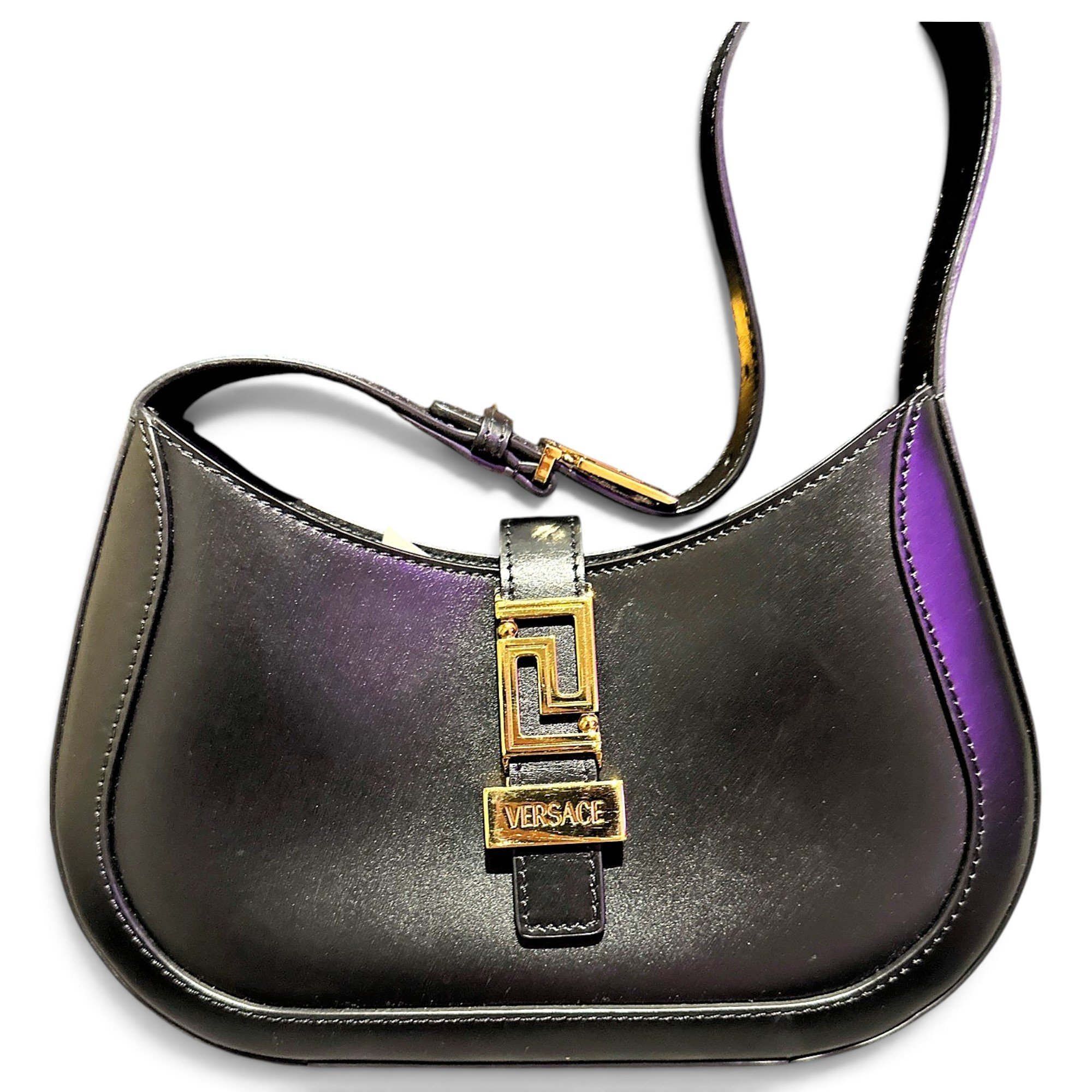 Versace Greca Goddess leather handbag