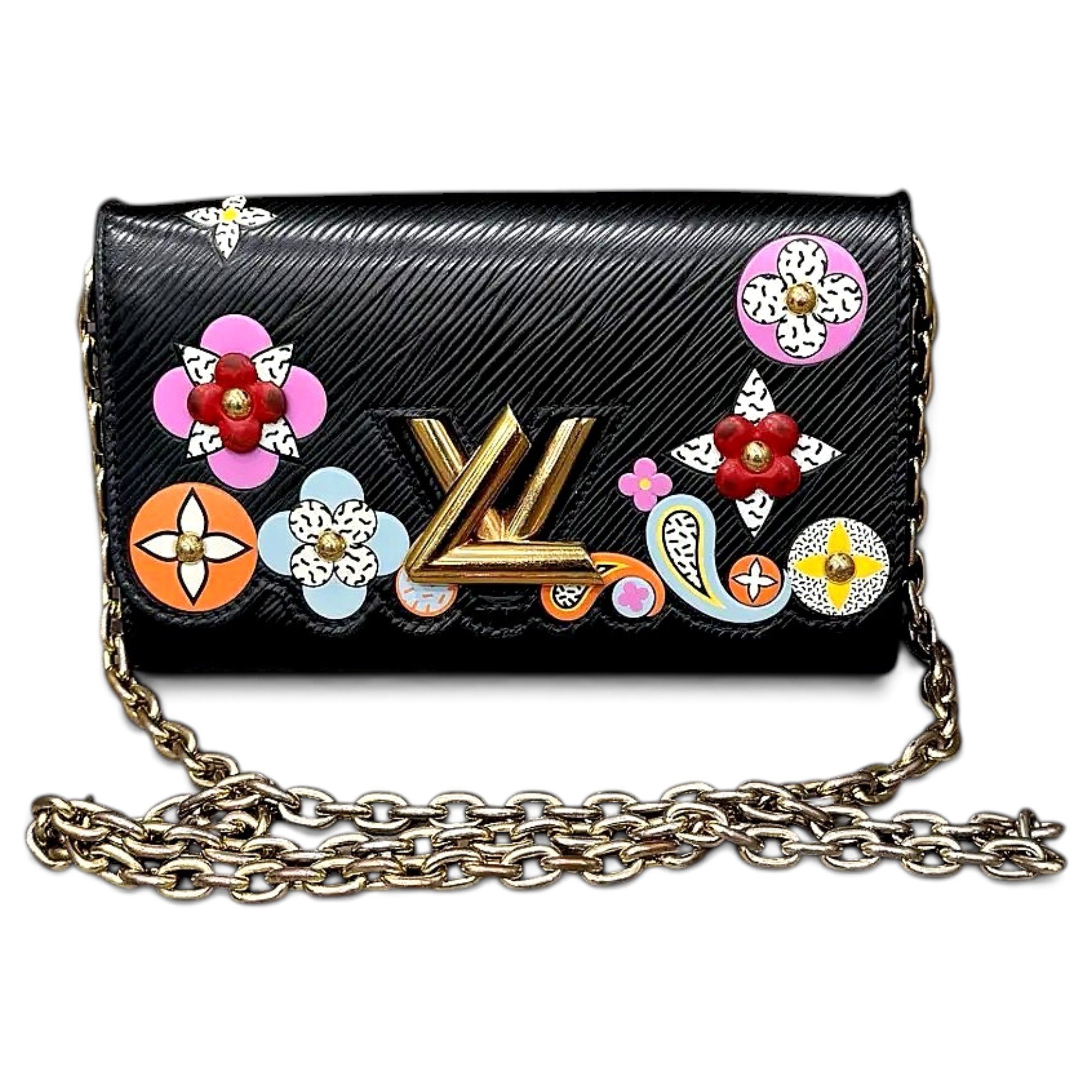 Twist Long Chain Wallet leather handbag