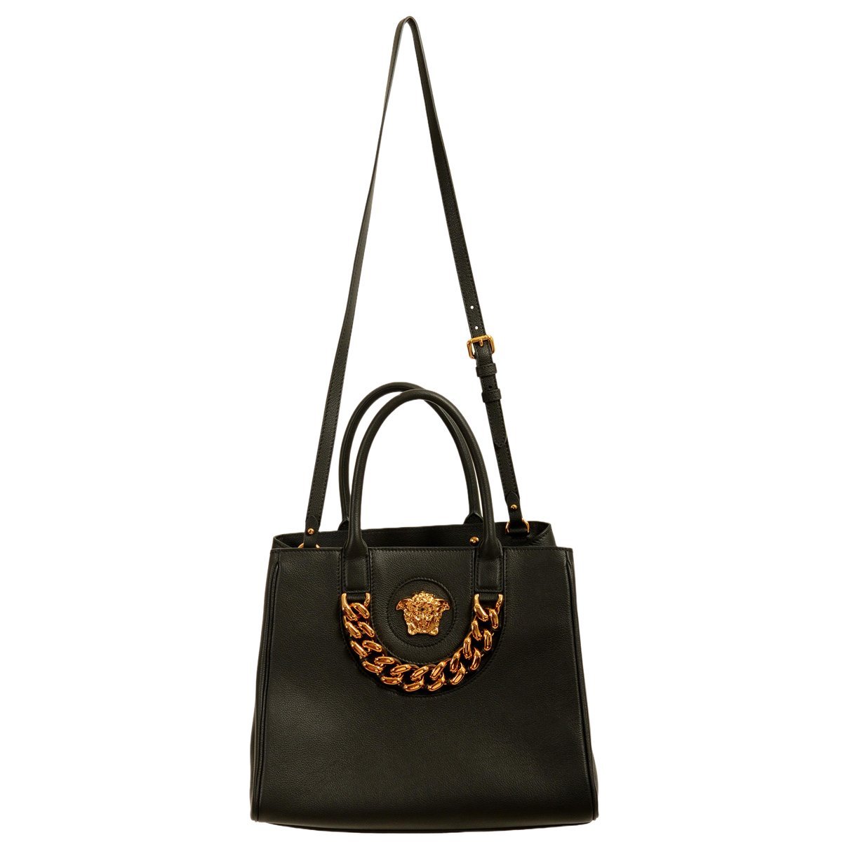 La Medusa leather handbag