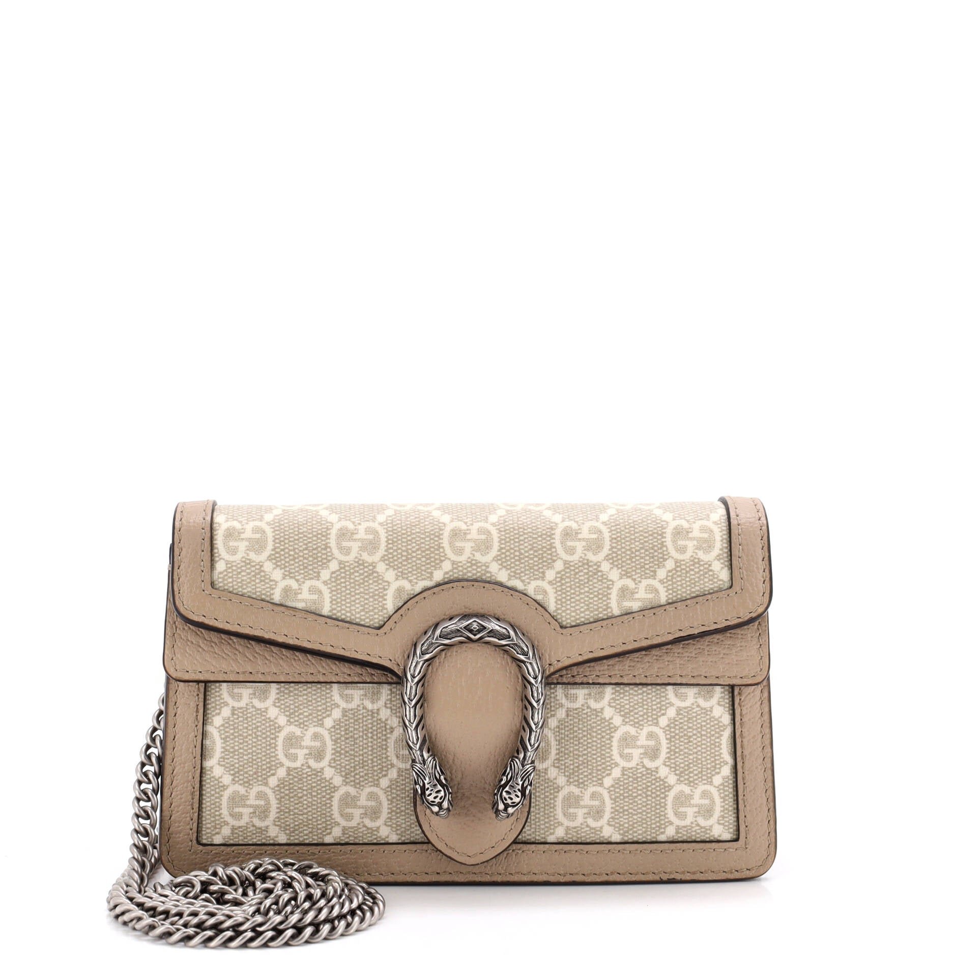 Dionysus Bag GG Coated Canvas with Leather Super Mini