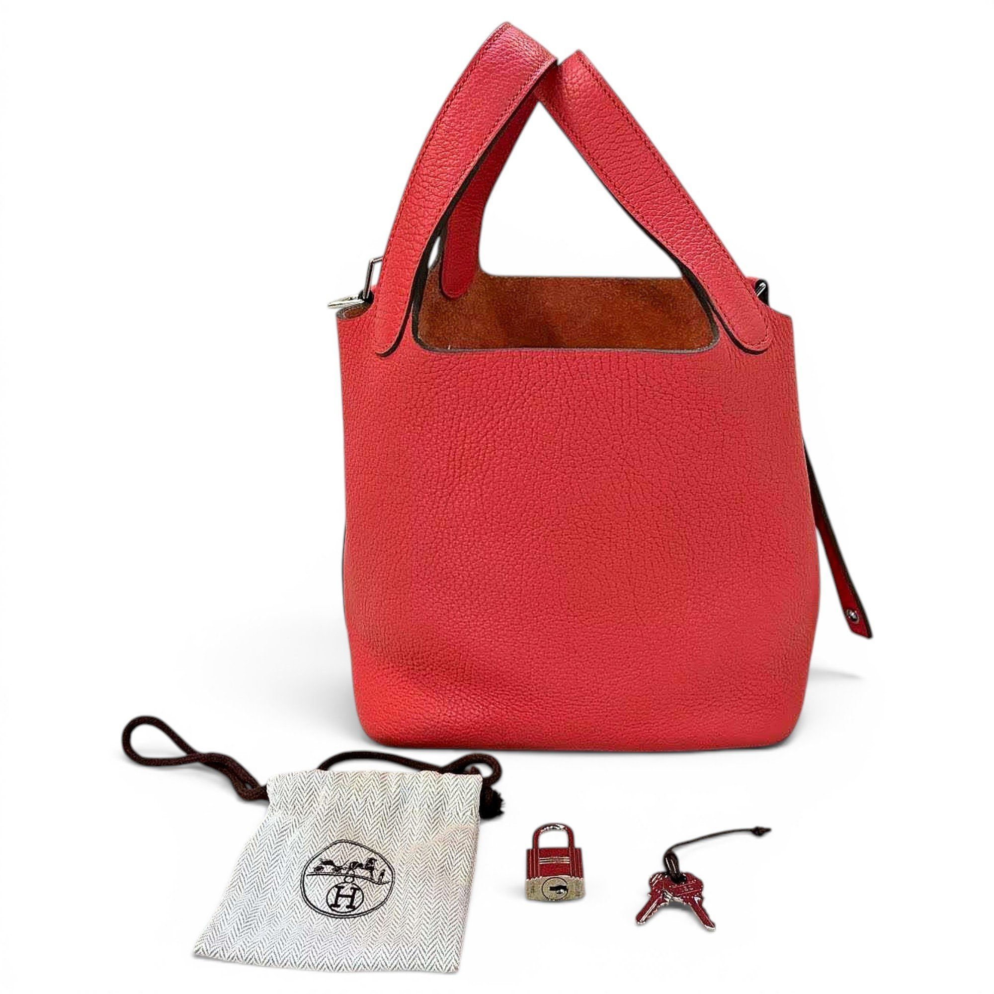 Picotin leather handbag