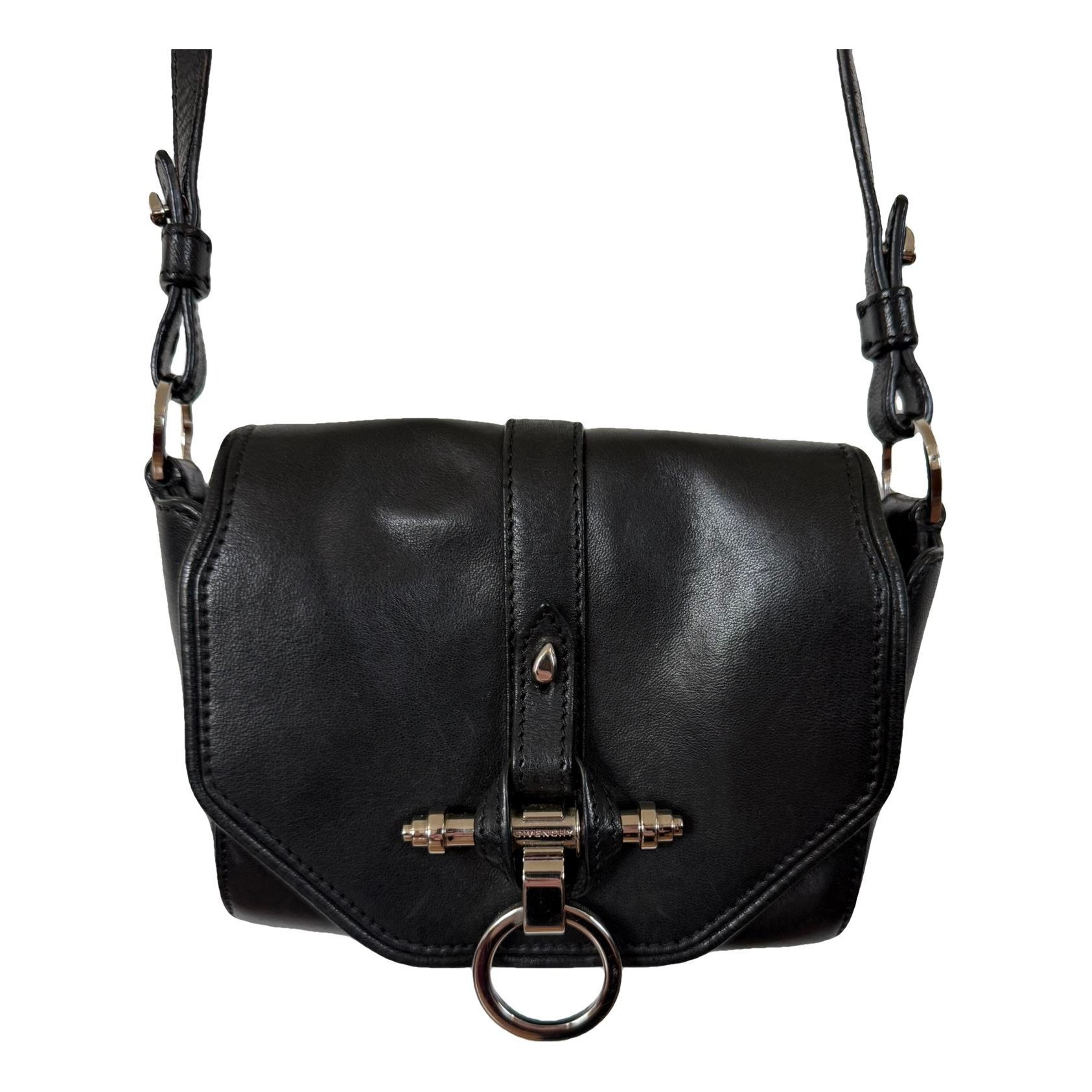 Obsedia leather crossbody bag