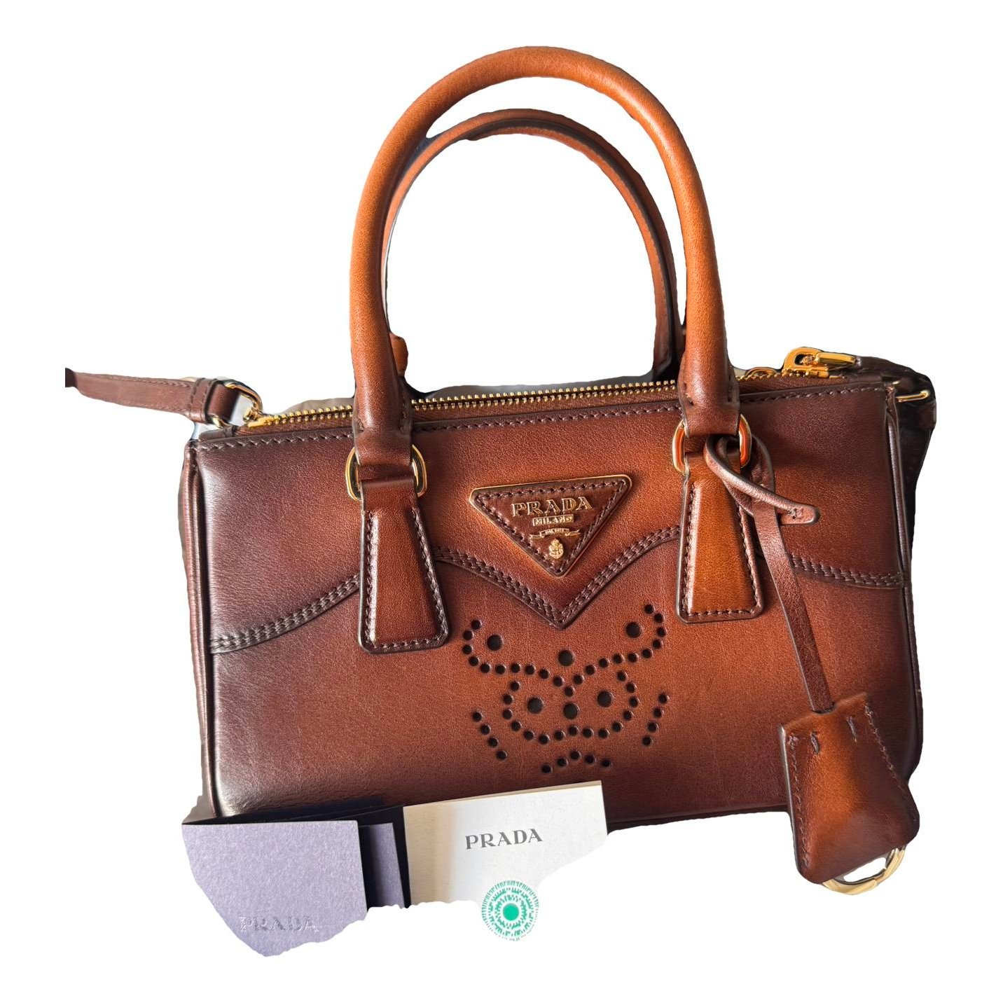 Galleria leather handbag