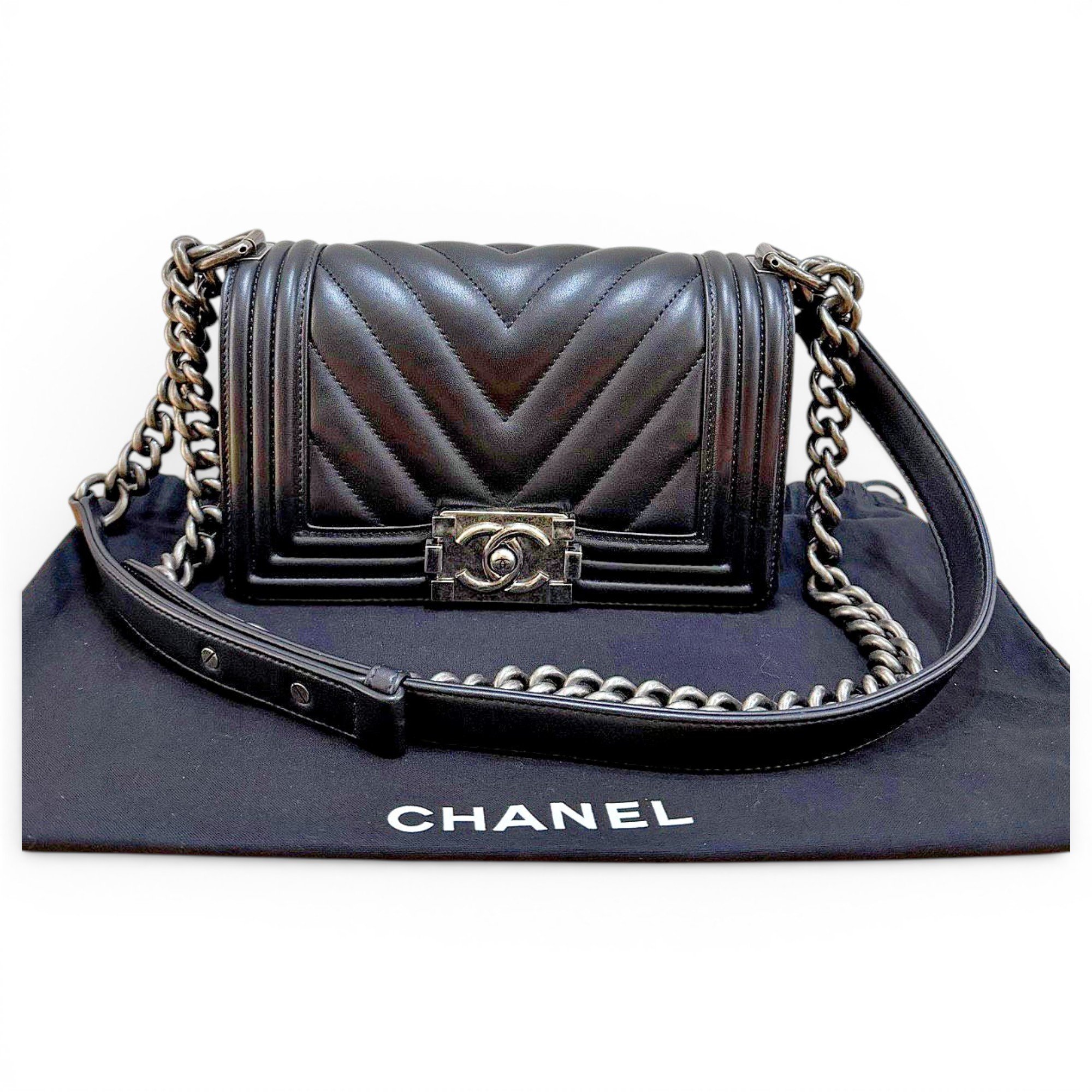 Boy leather handbag