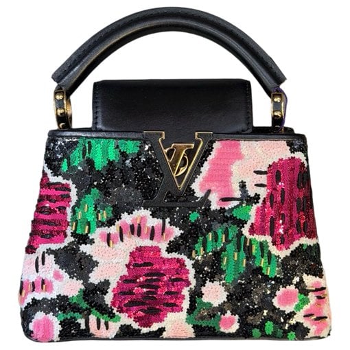 Capucines leather handbag