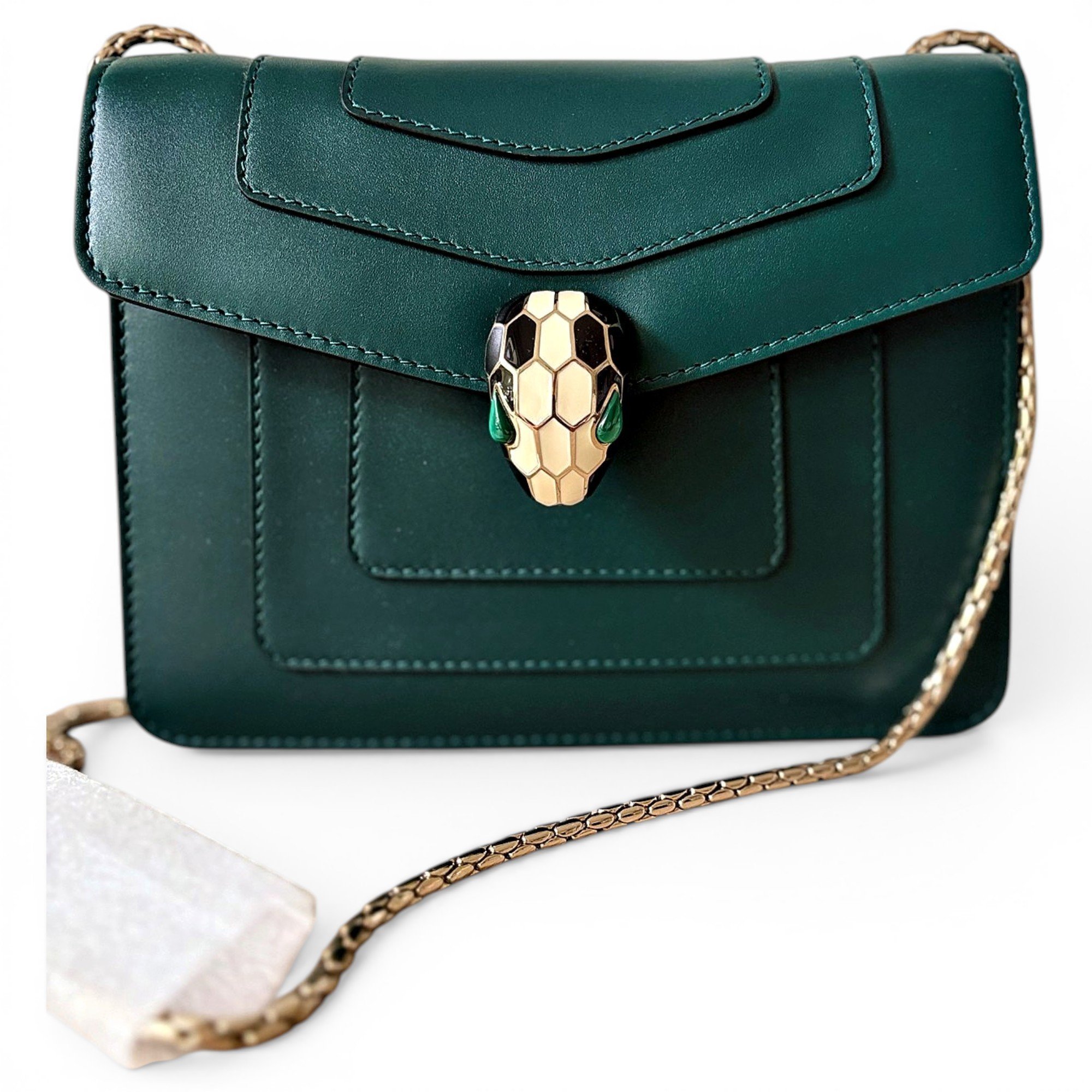 Serpenti vegan leather crossbody bag