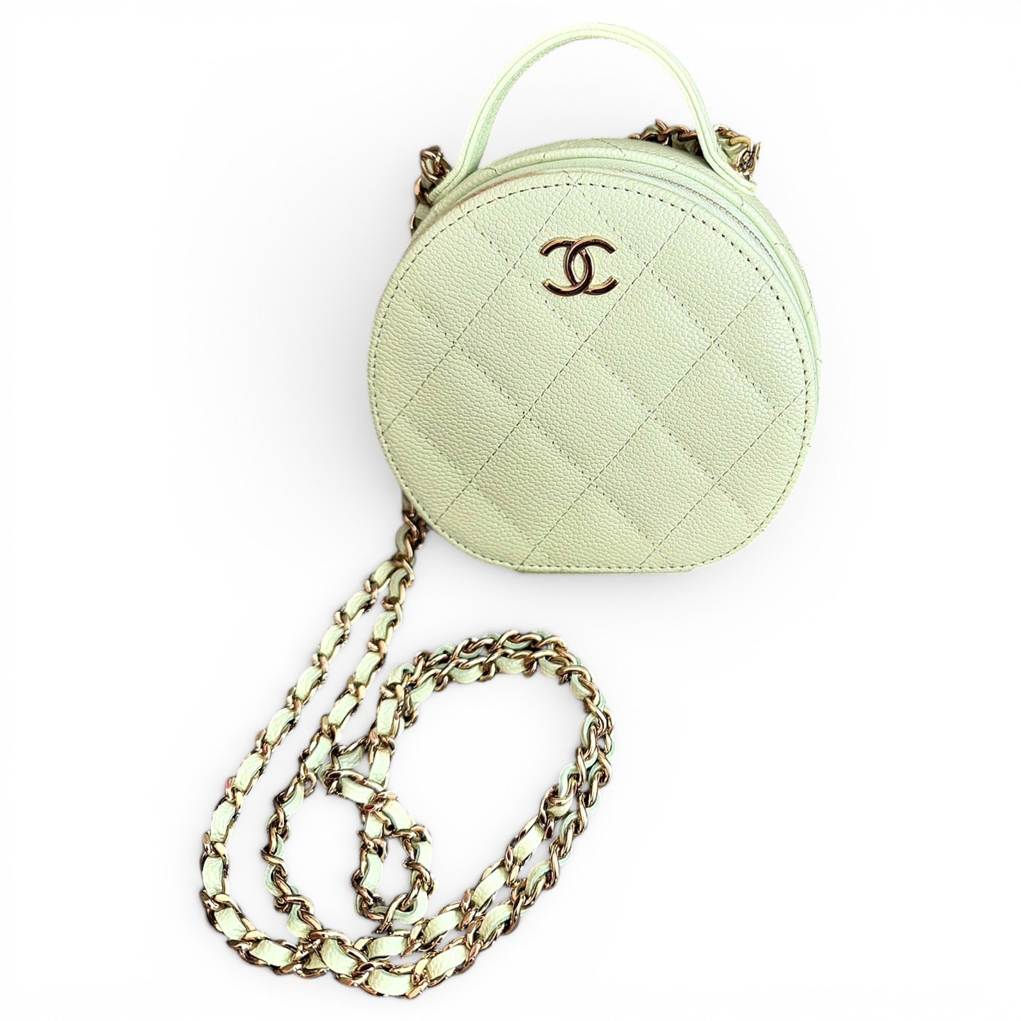 Leather handbag