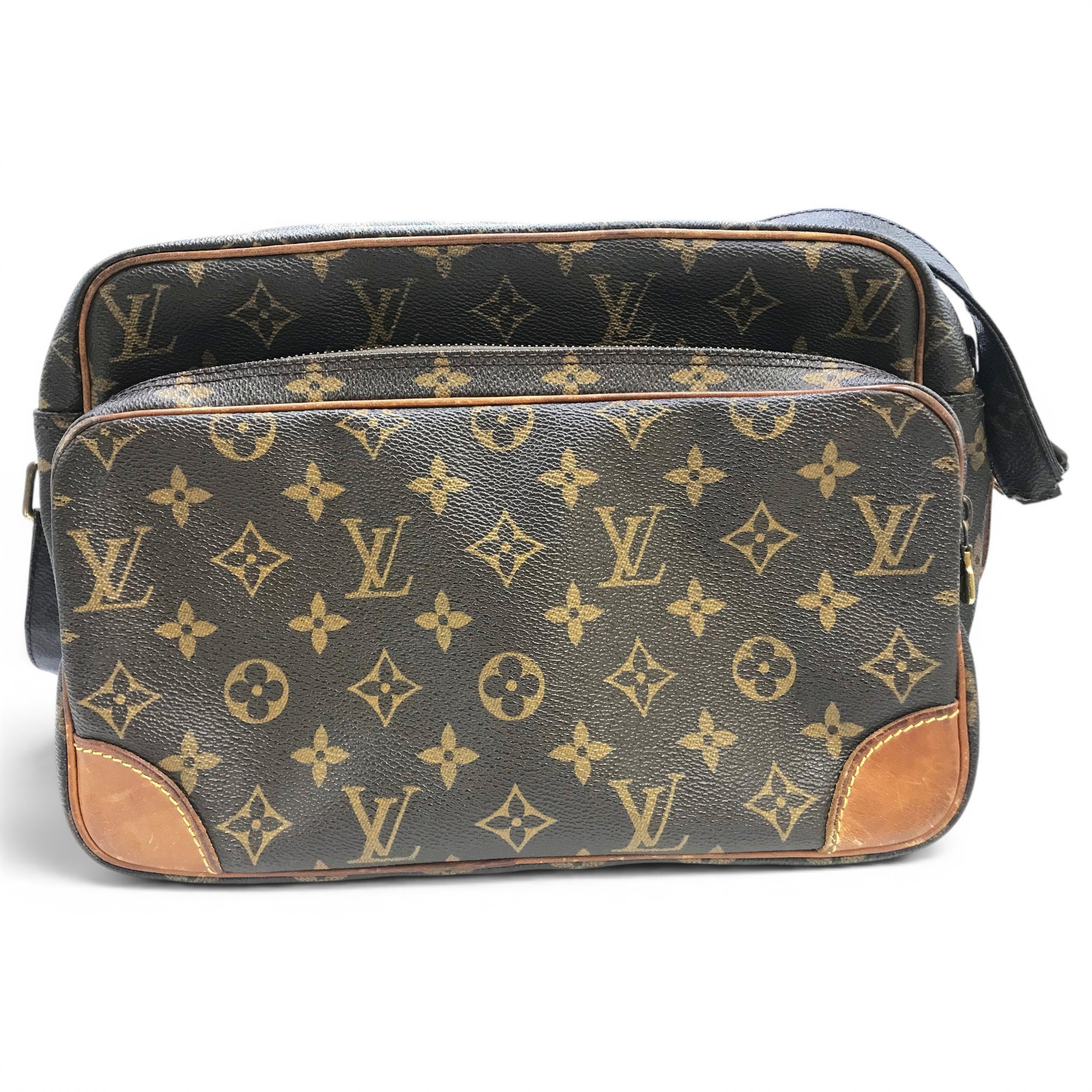 Reporter leather crossbody bag