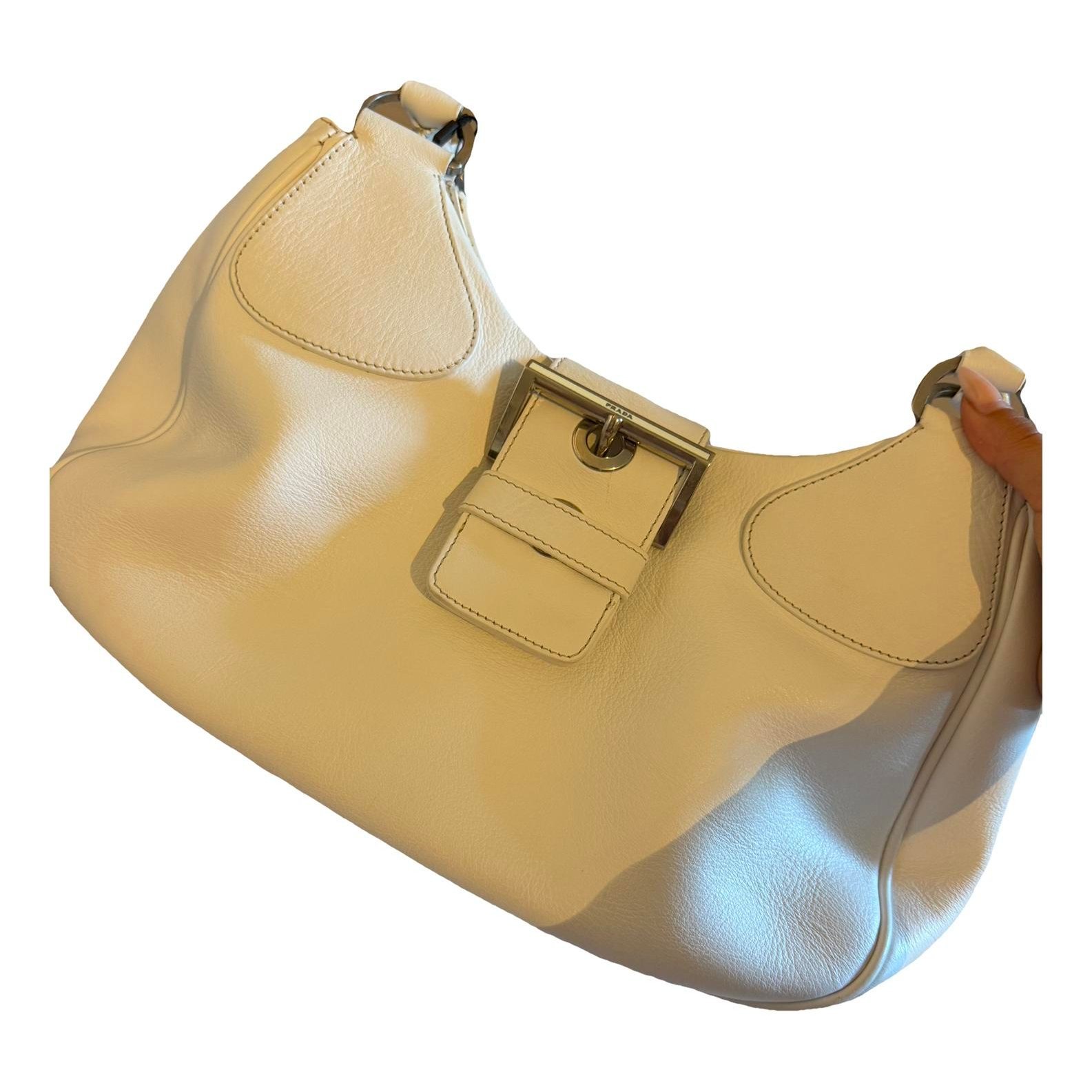 Moon leather handbag